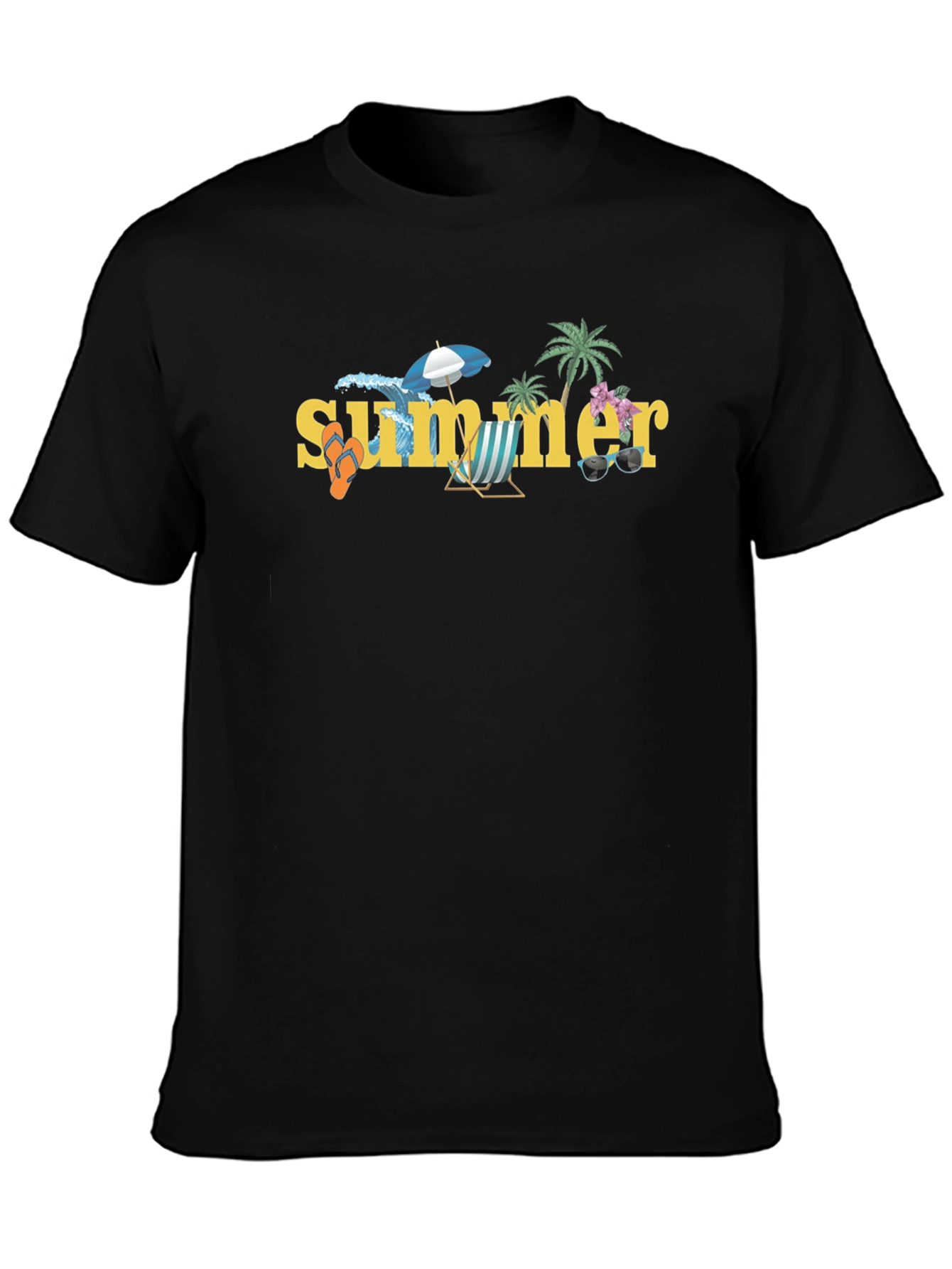 Summer Beach Vibes Graphic T-Shirt