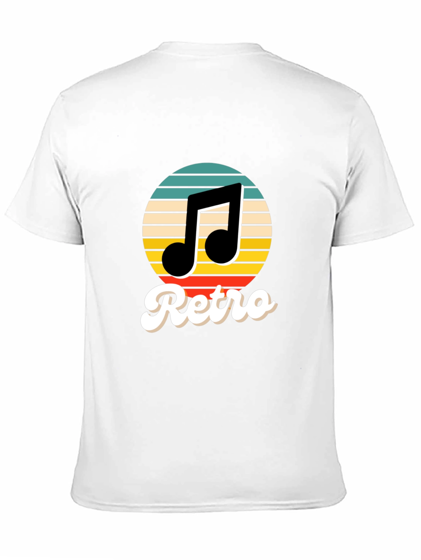 Retro Music T-Shirt - Black