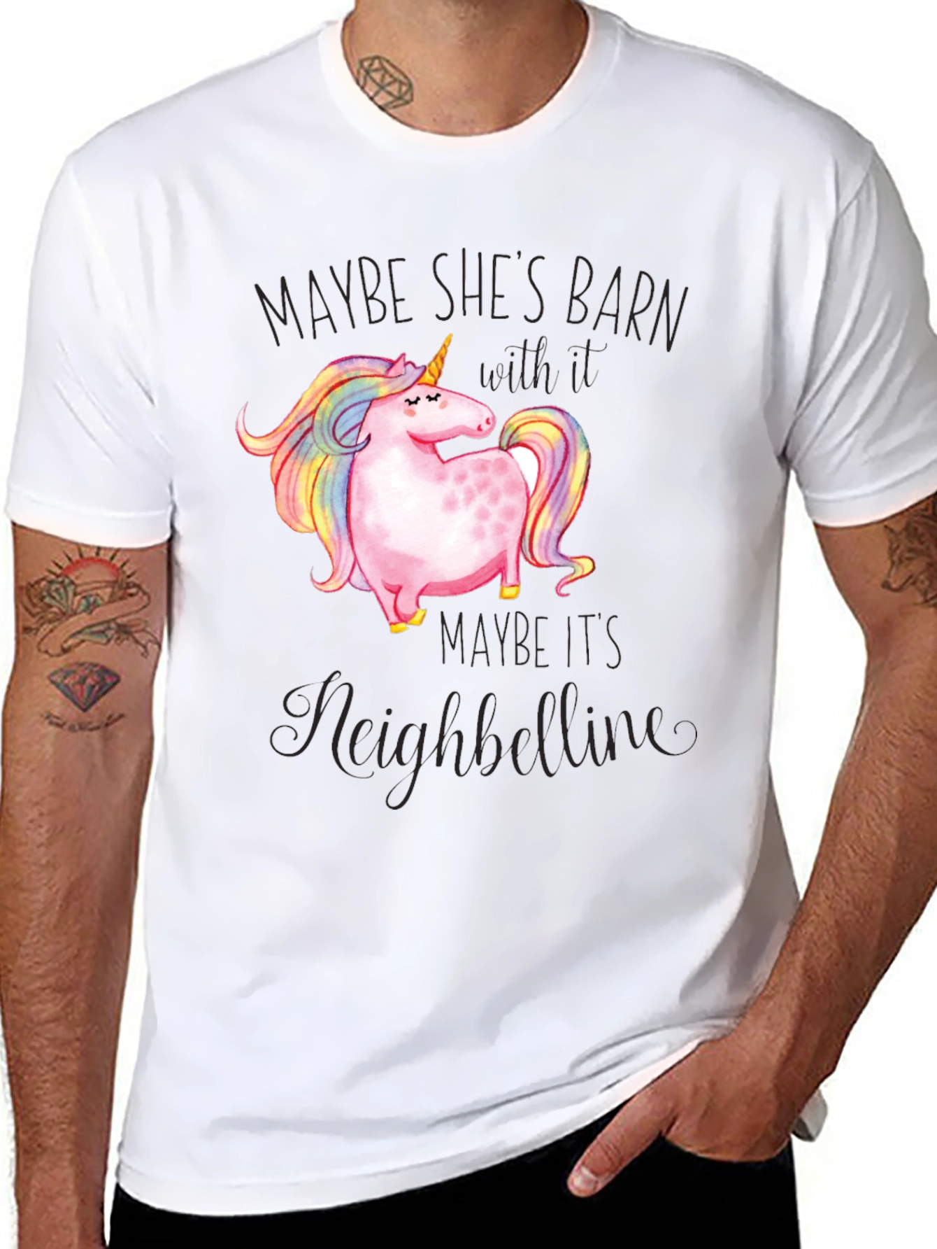 Unicorn Neighbelline Graphic T-Shirt