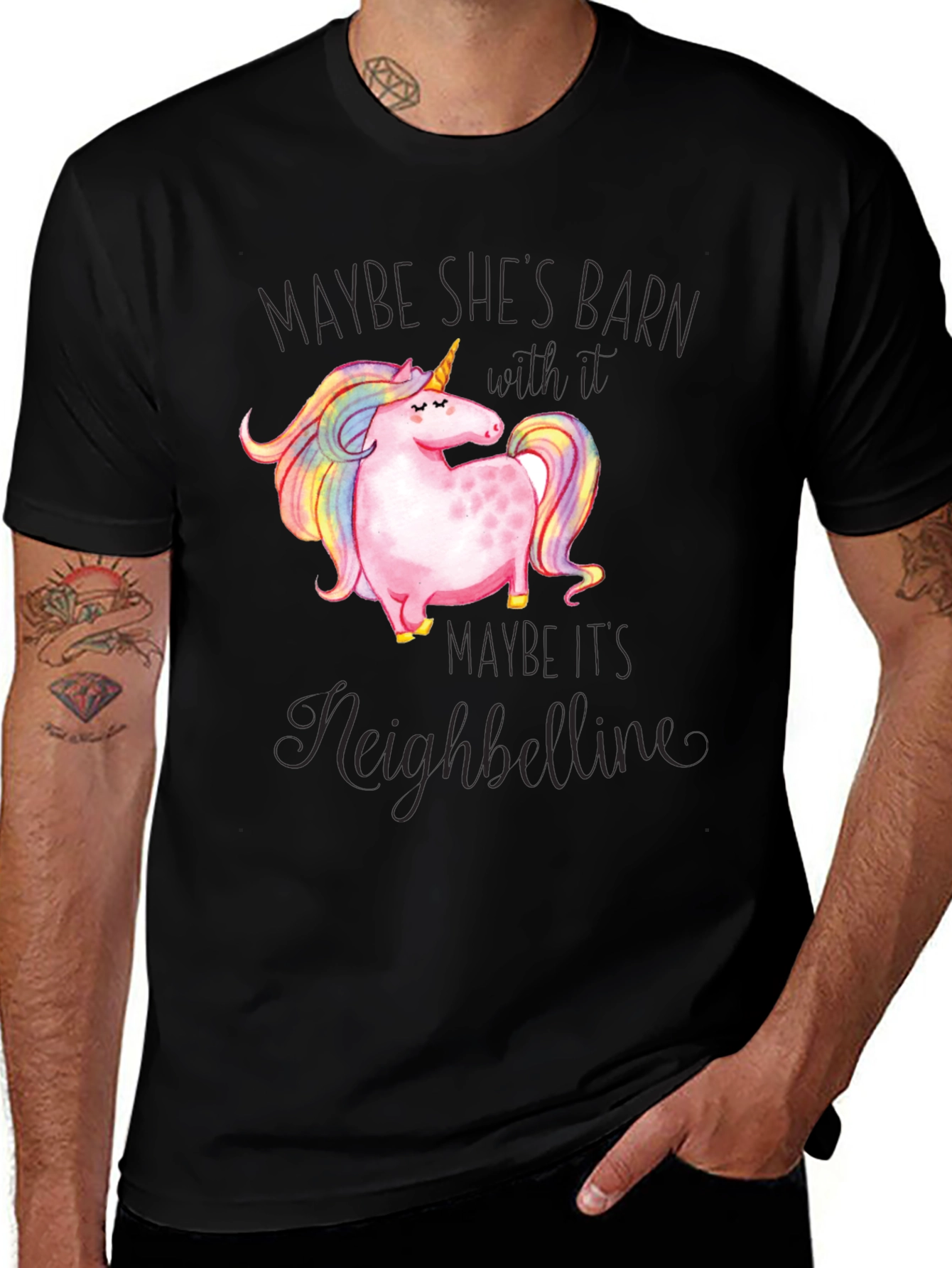Unicorn Neighbelline Graphic T-Shirt