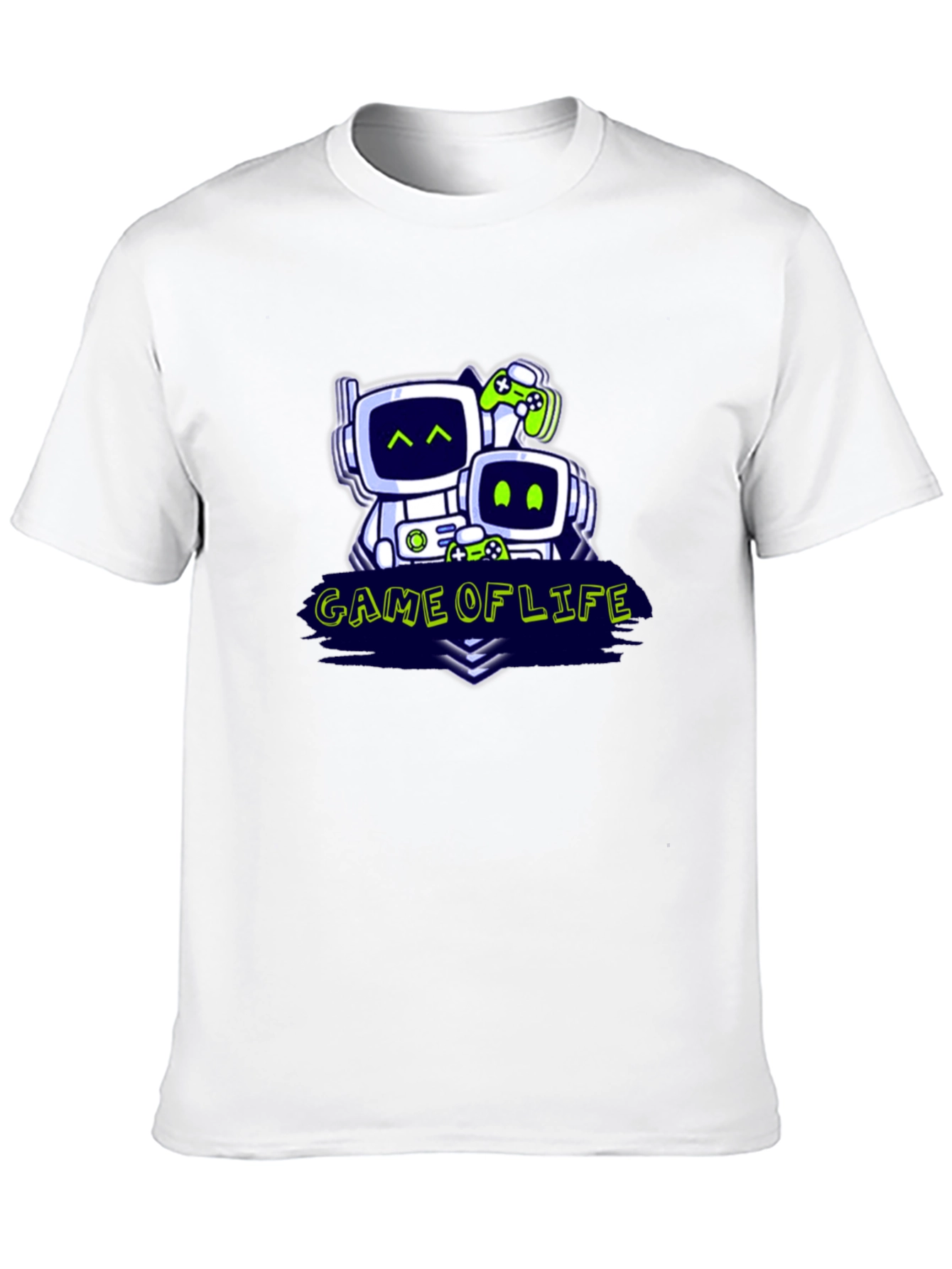 Game of Life Robot Gamer T-Shirt