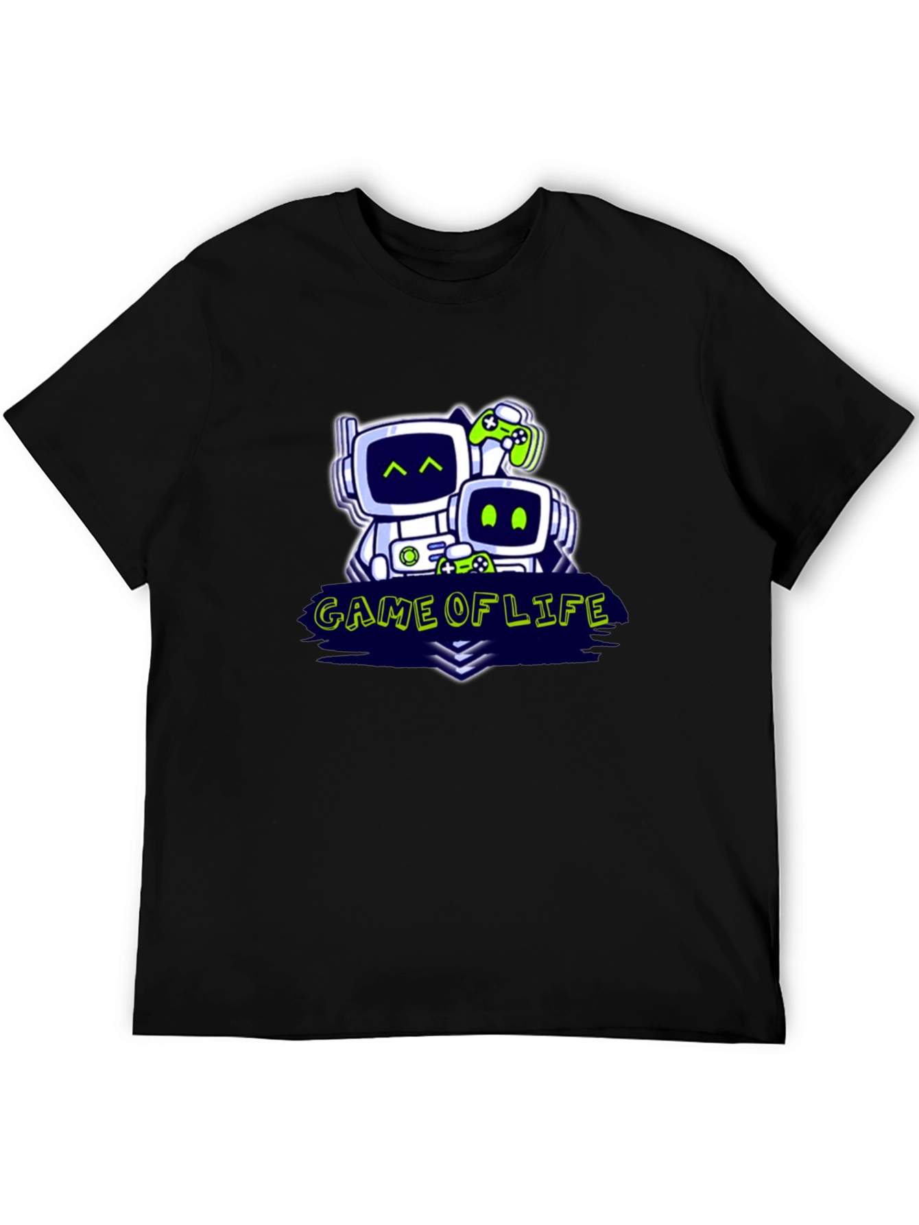 Game of Life Robot Gamer T-Shirt