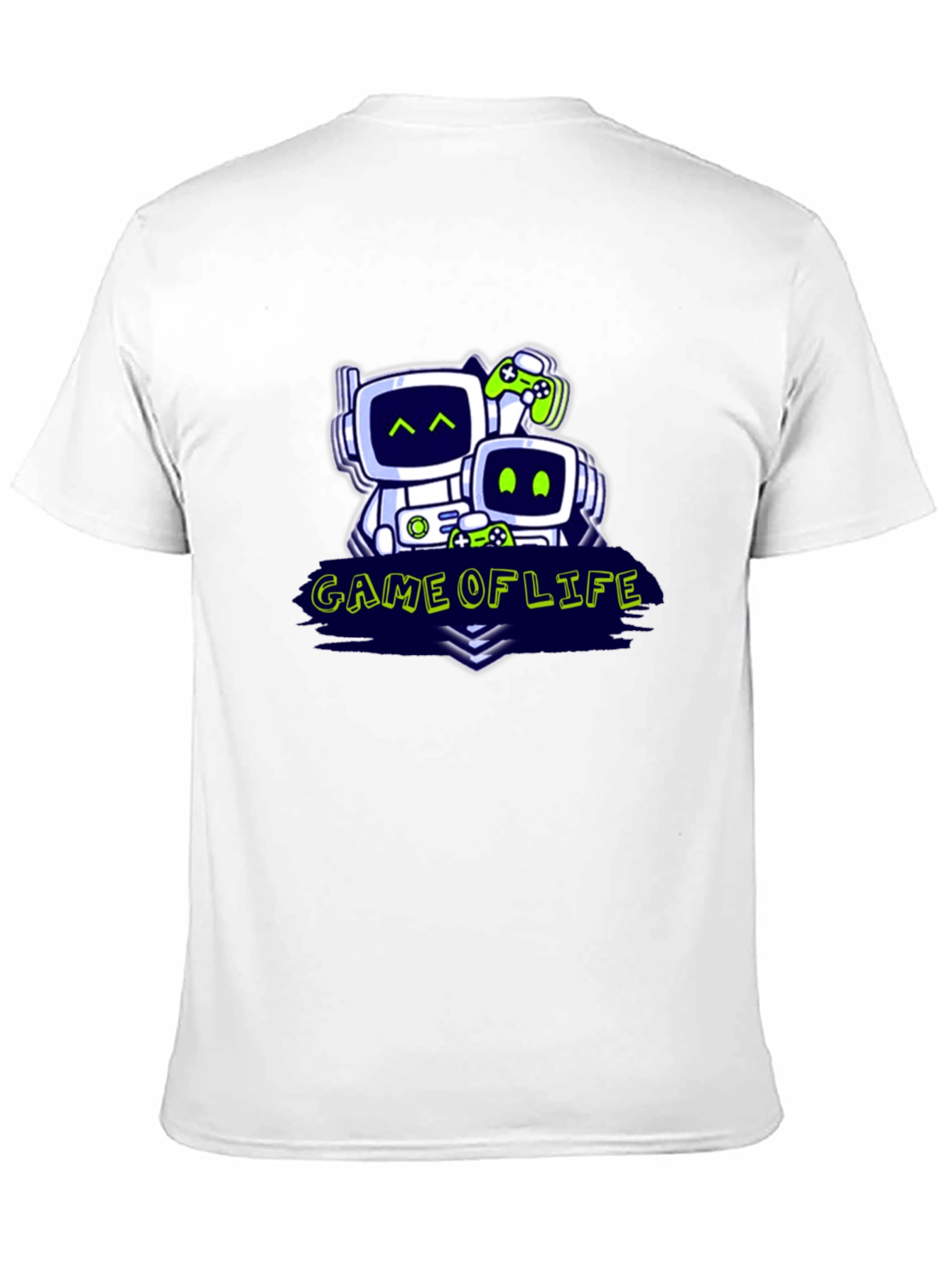 Game of Life Robot Gamer T-Shirt