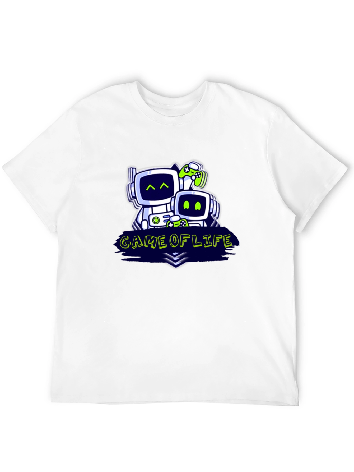 Game of Life Robot Gamer T-Shirt