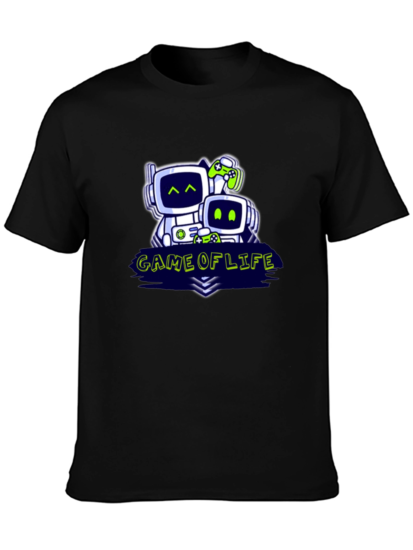 Game of Life Robot Gamer T-Shirt