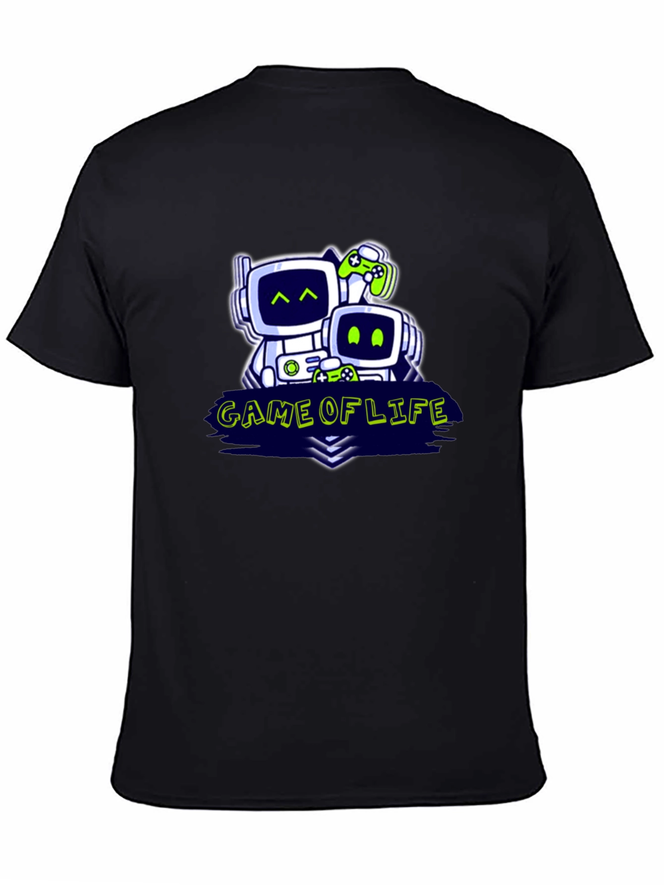 Game of Life Robot Gamer T-Shirt
