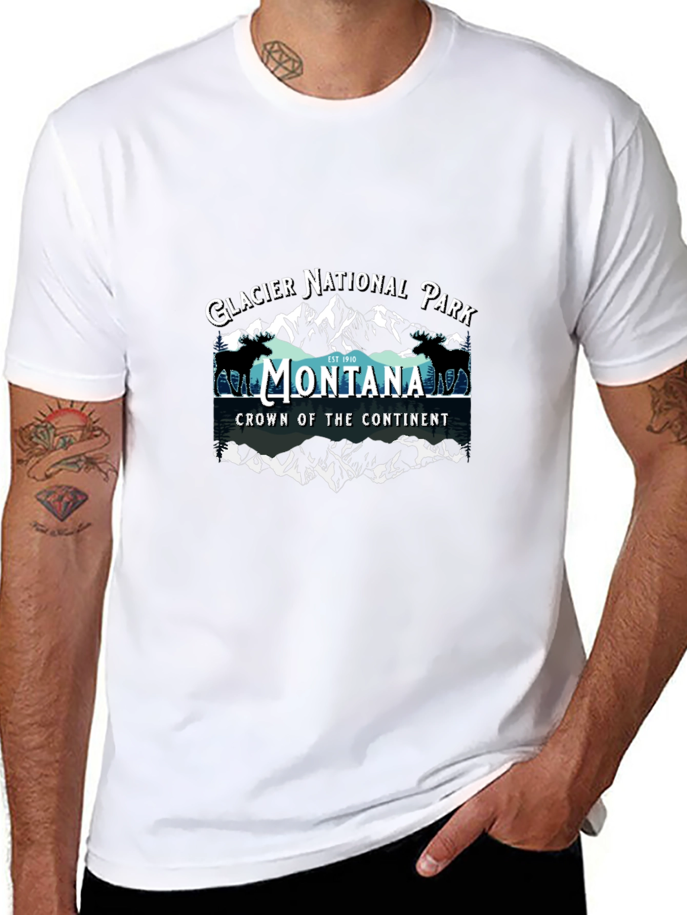 Glacier National Park Montana T-Shirt