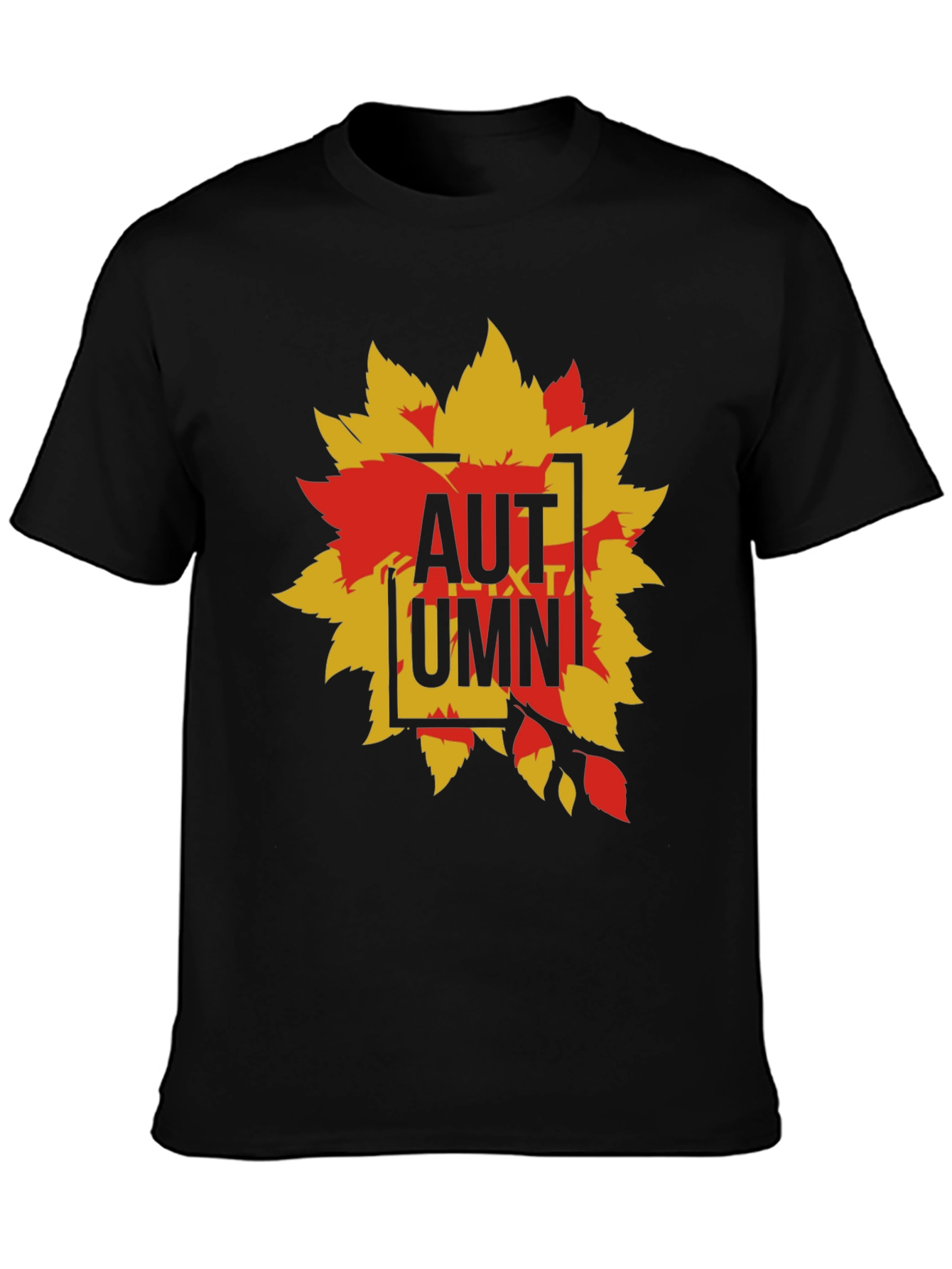 Autumn Leaf Graphic Tee - Stylish Fall Season Shirt