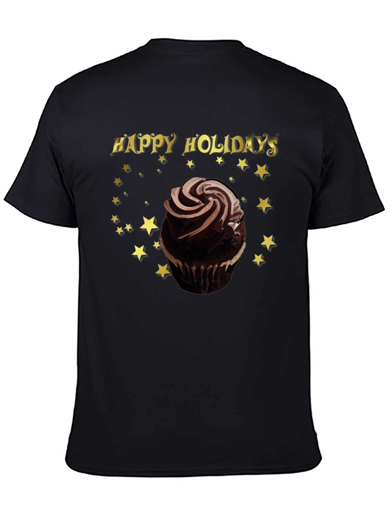 Happy Holidays Cupcake T-Shirt