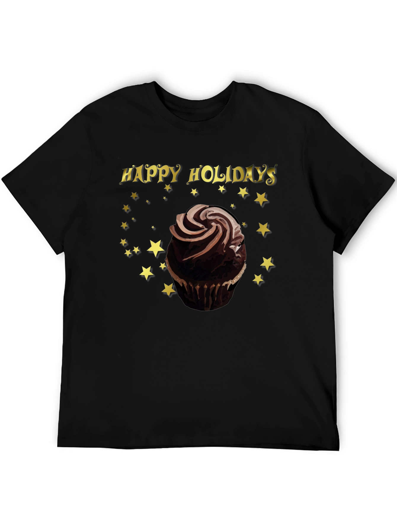 Happy Holidays Cupcake T-Shirt