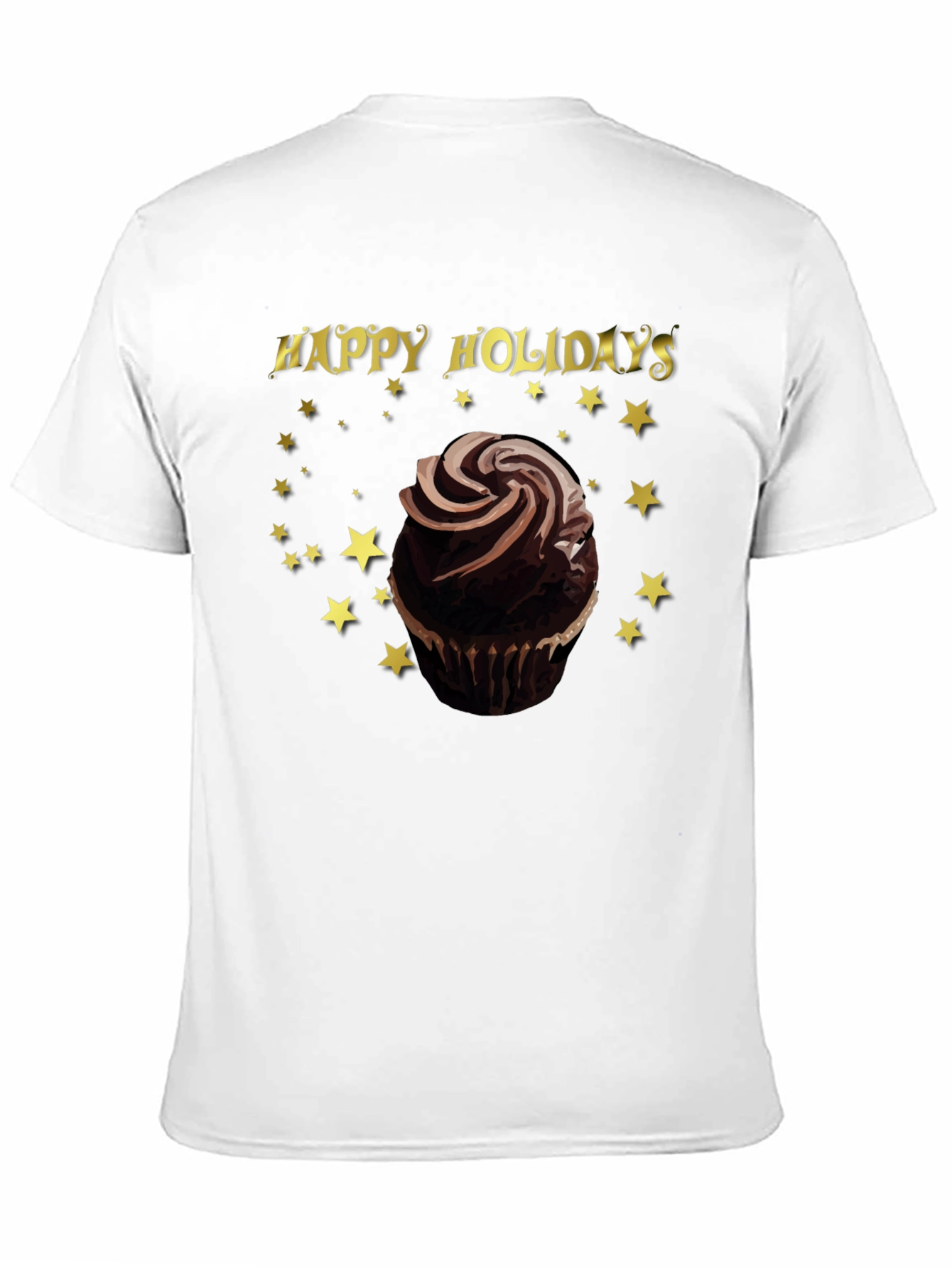 Happy Holidays Cupcake T-Shirt