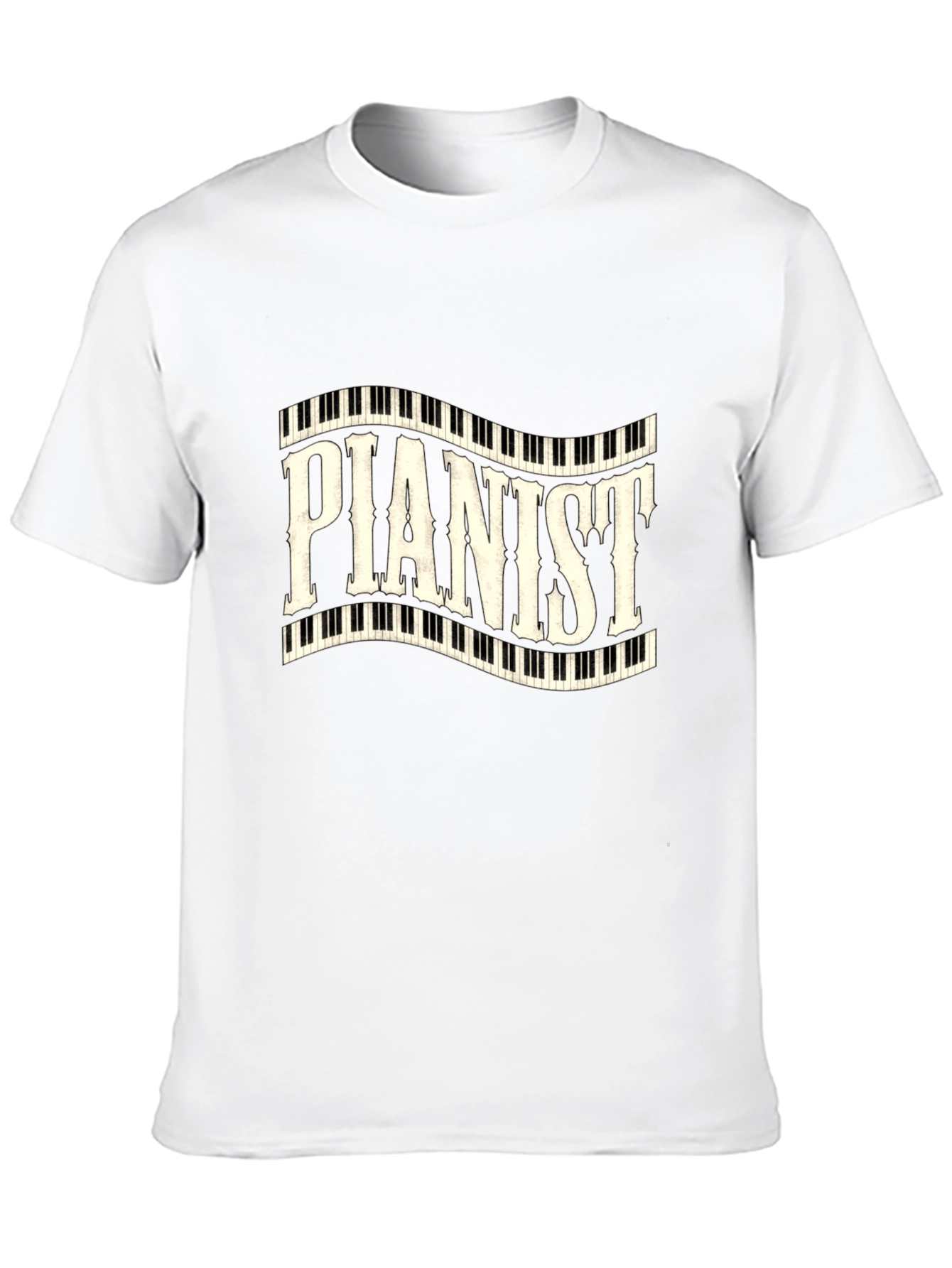 Pianist Keyboard T-Shirt - Music Lover Gift