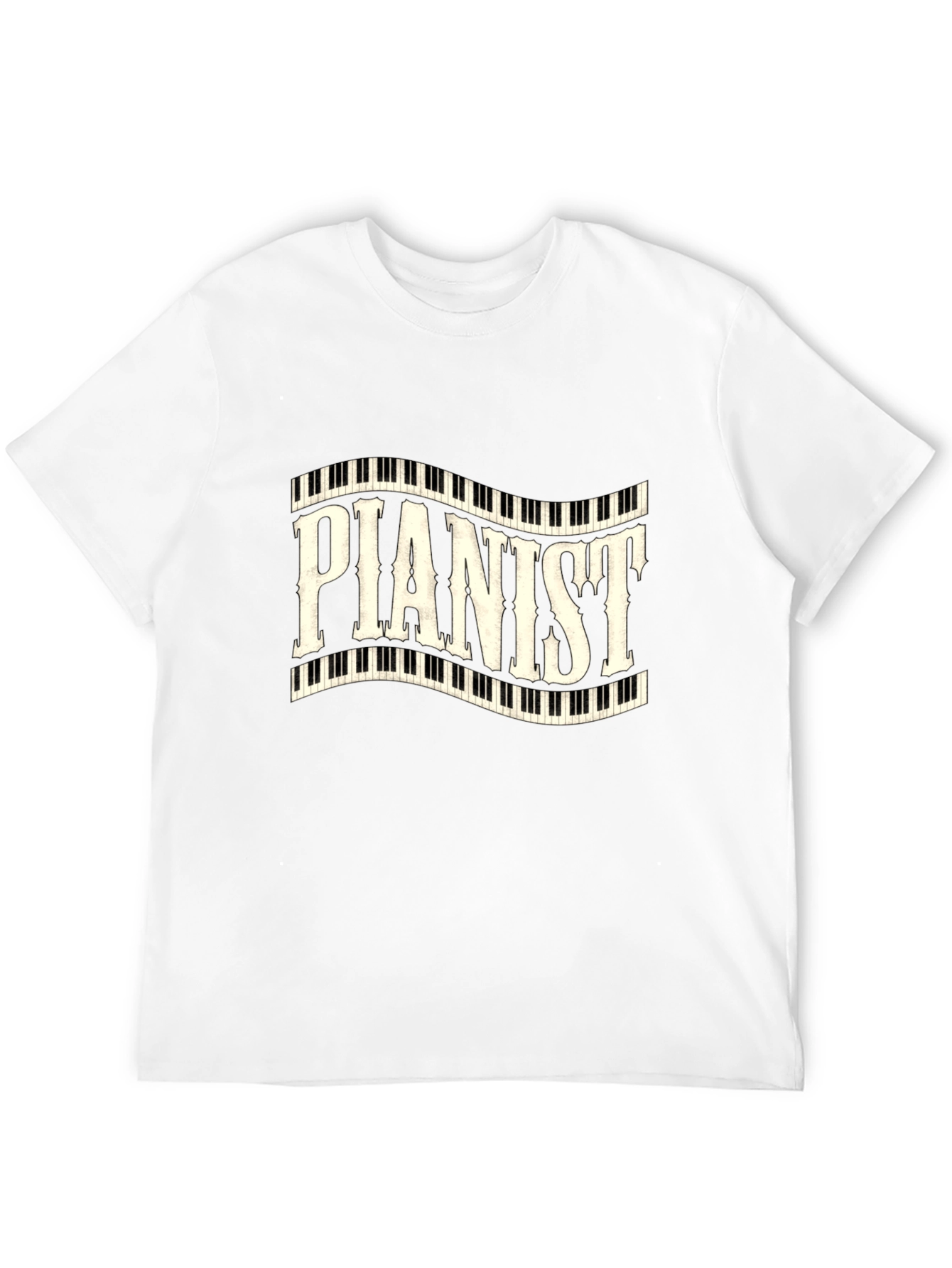 Pianist Keyboard T-Shirt - Music Lover Gift