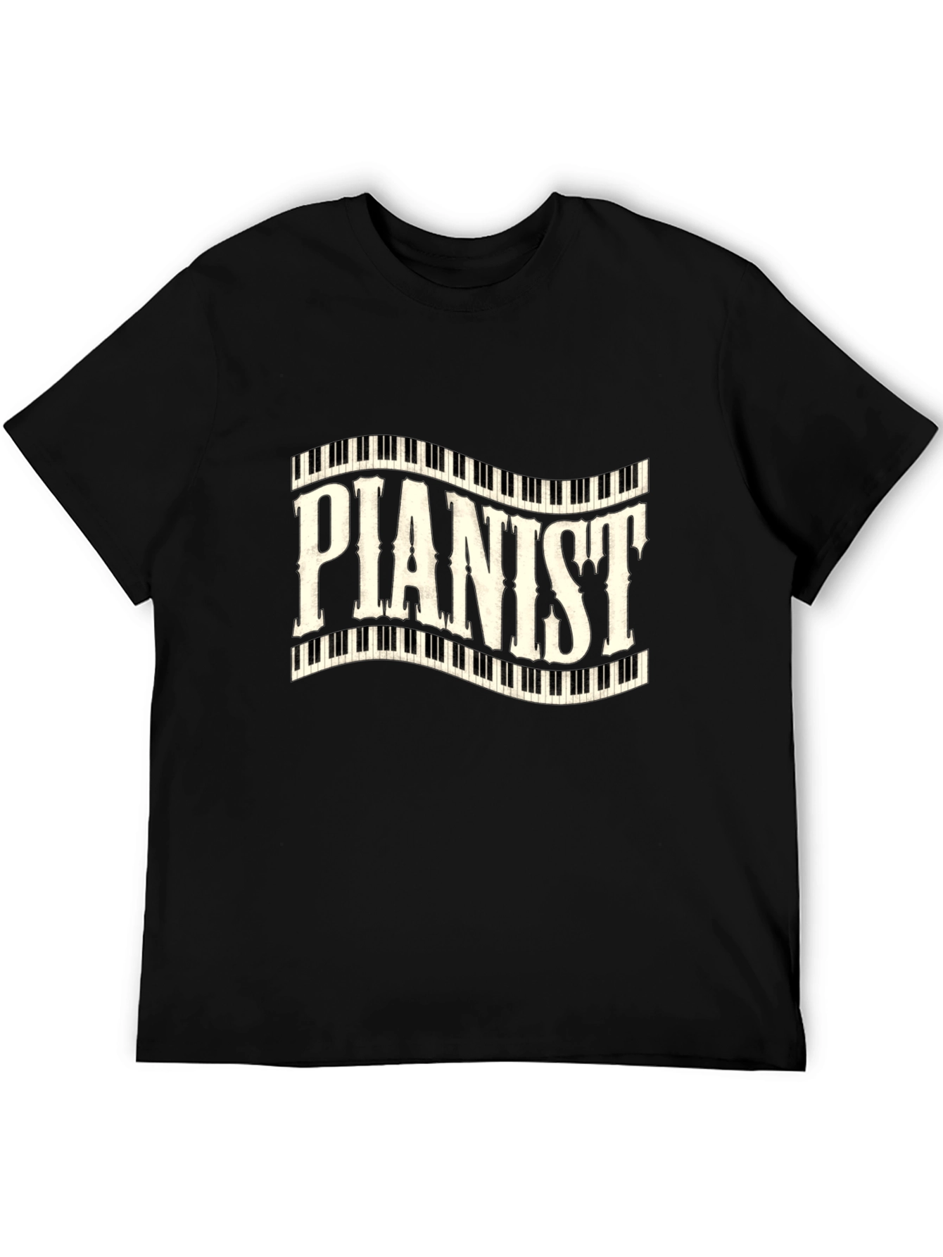 Pianist Keyboard T-Shirt - Music Lover Gift