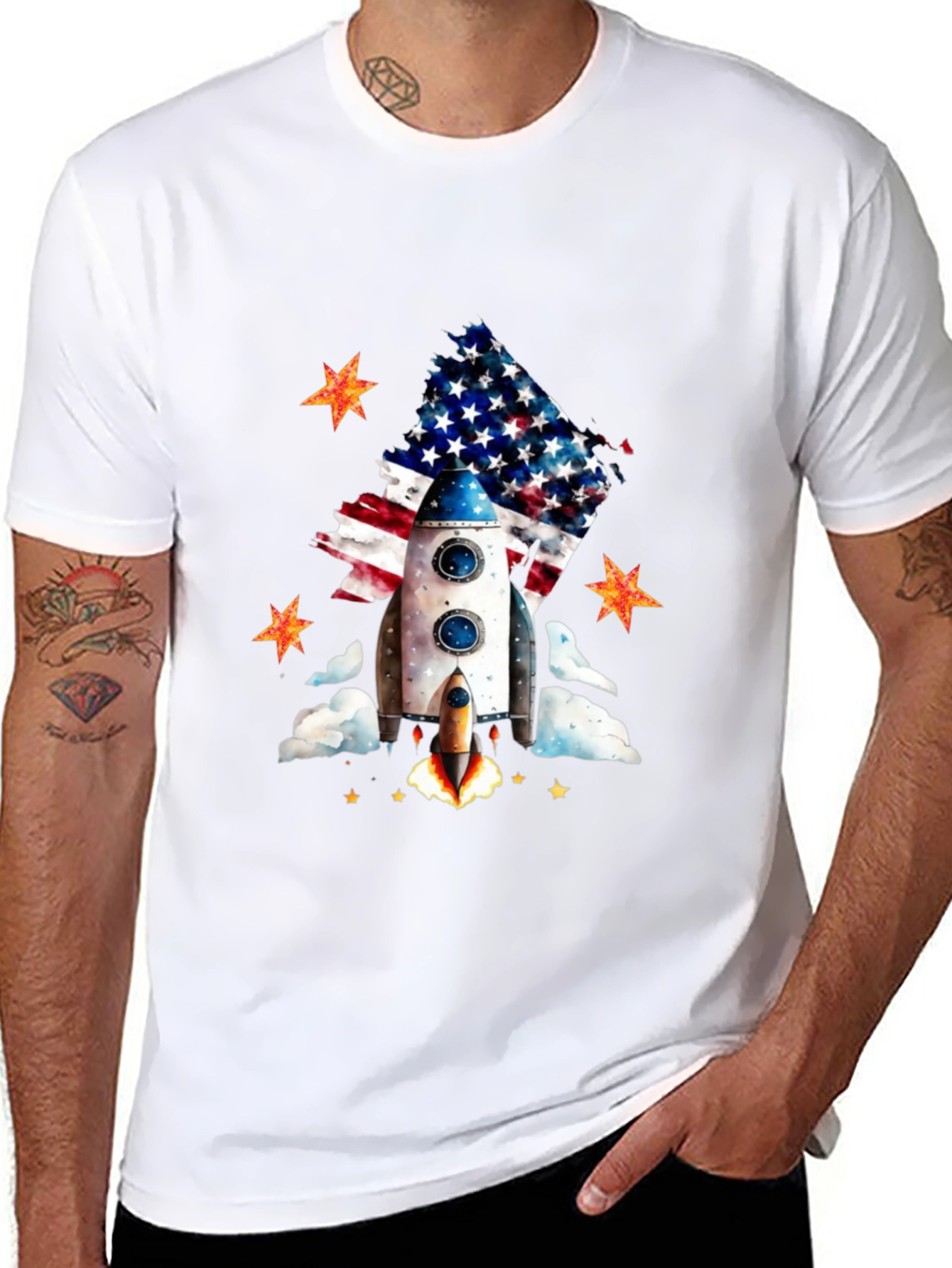 Patriotic Rocket T-Shirt