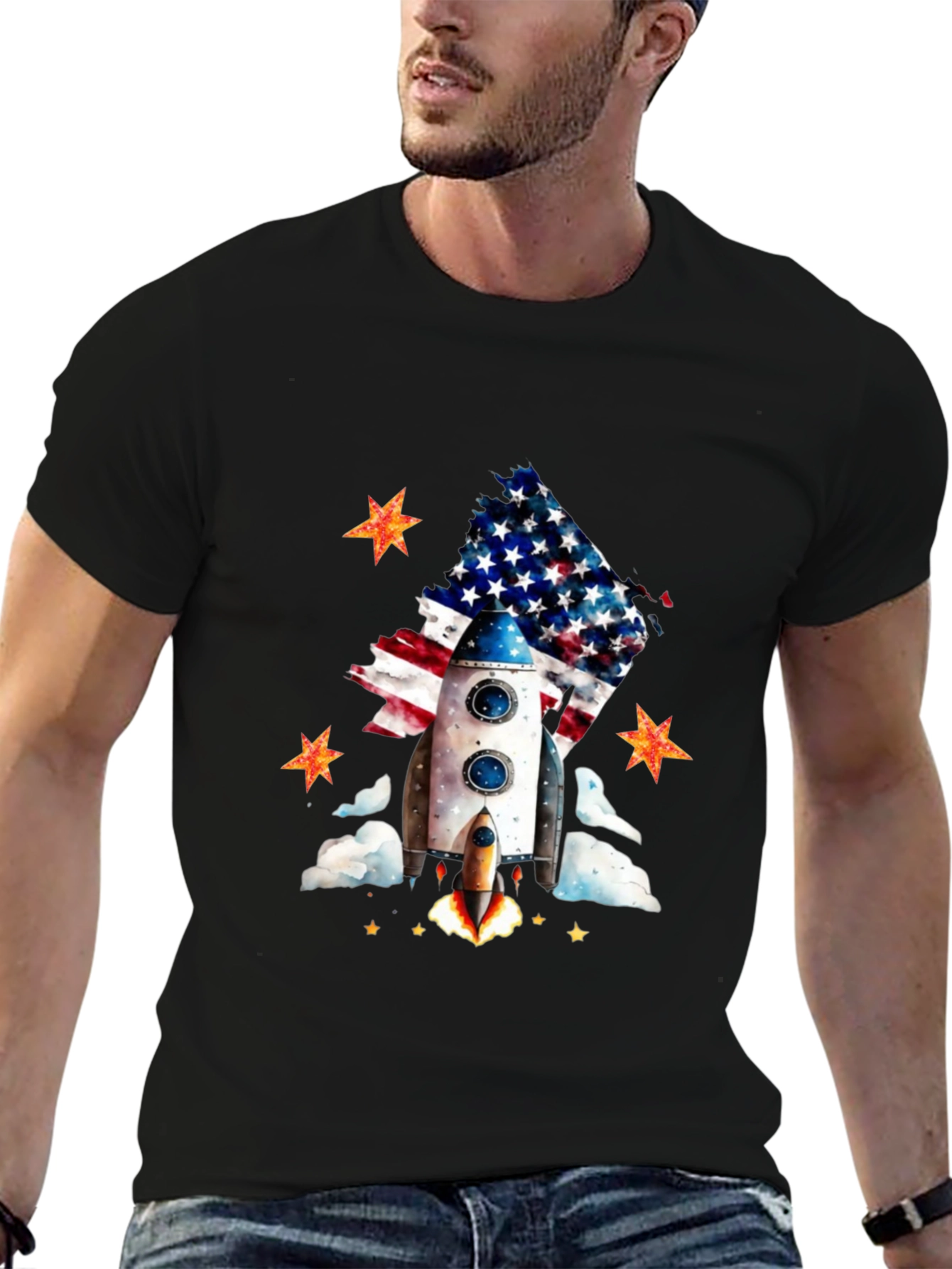 Patriotic Rocket T-Shirt