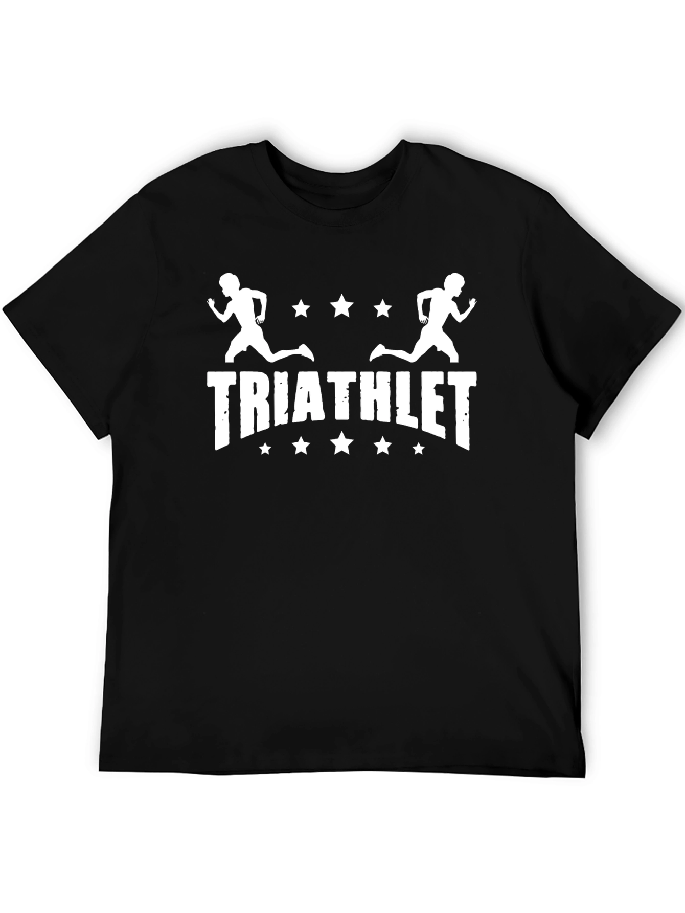 Triathlete Graphic T-Shirt - Black