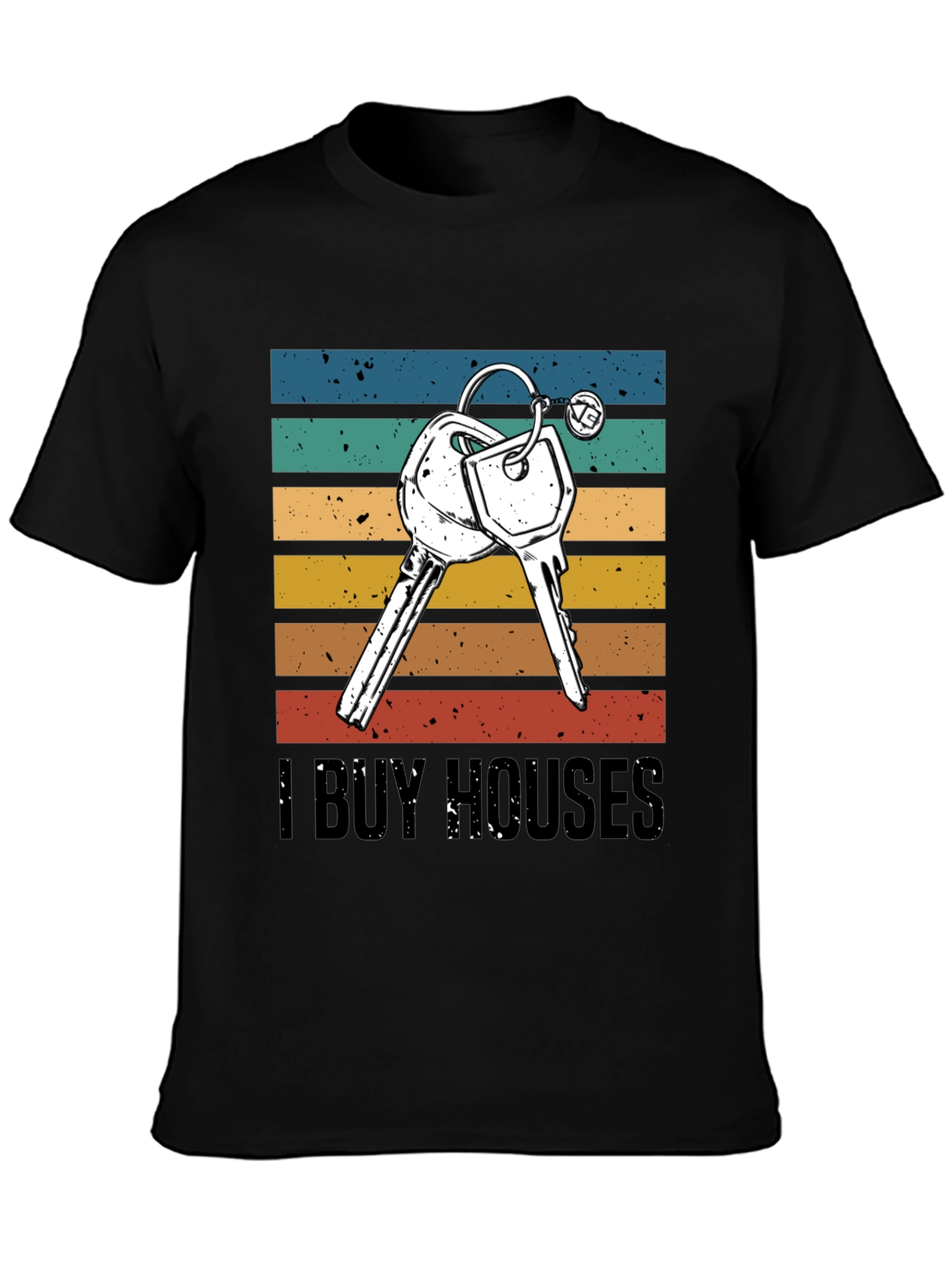 I Buy Houses T-Shirt - Retro Style