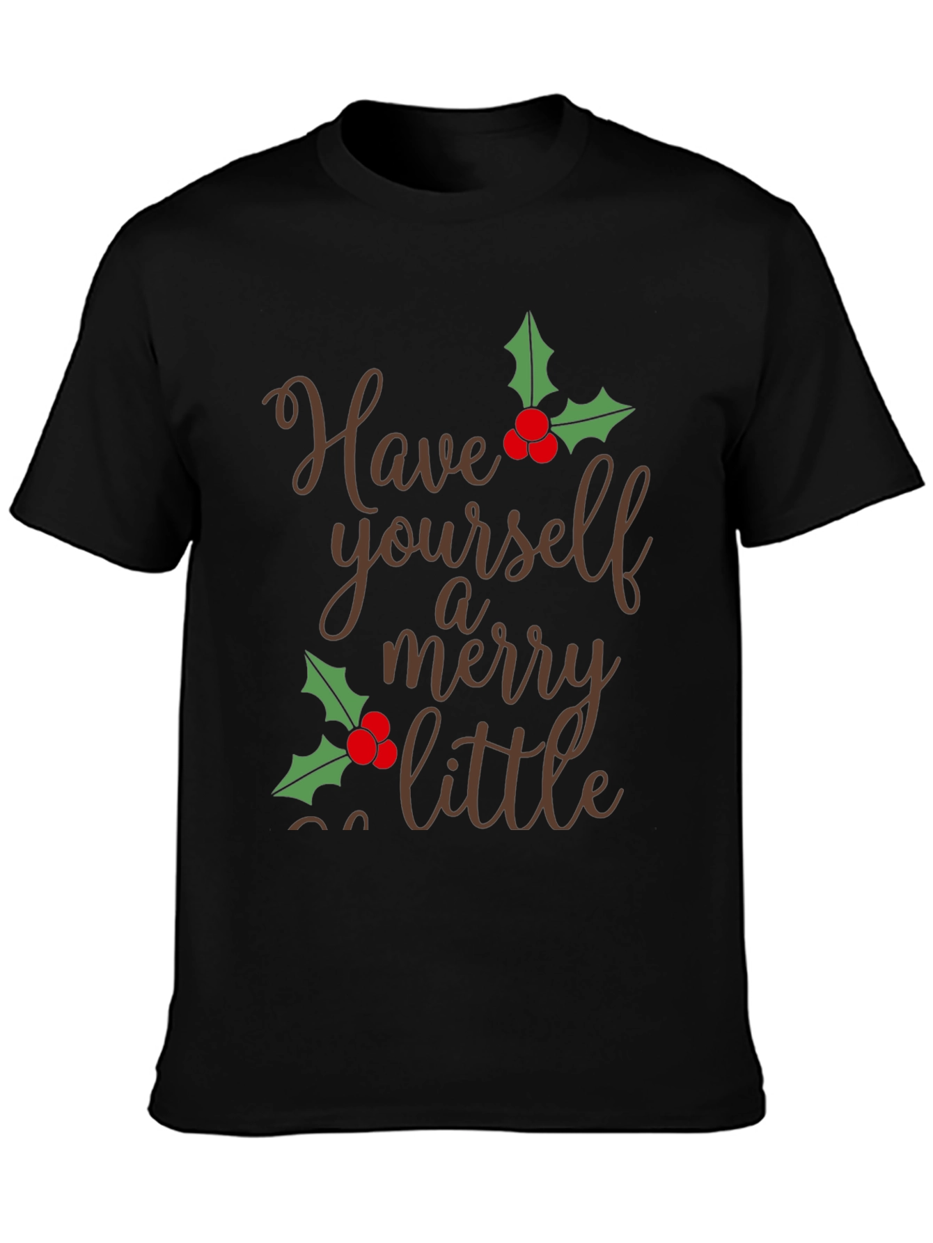 Festive Holiday T-Shirt: Merry Little Christmas