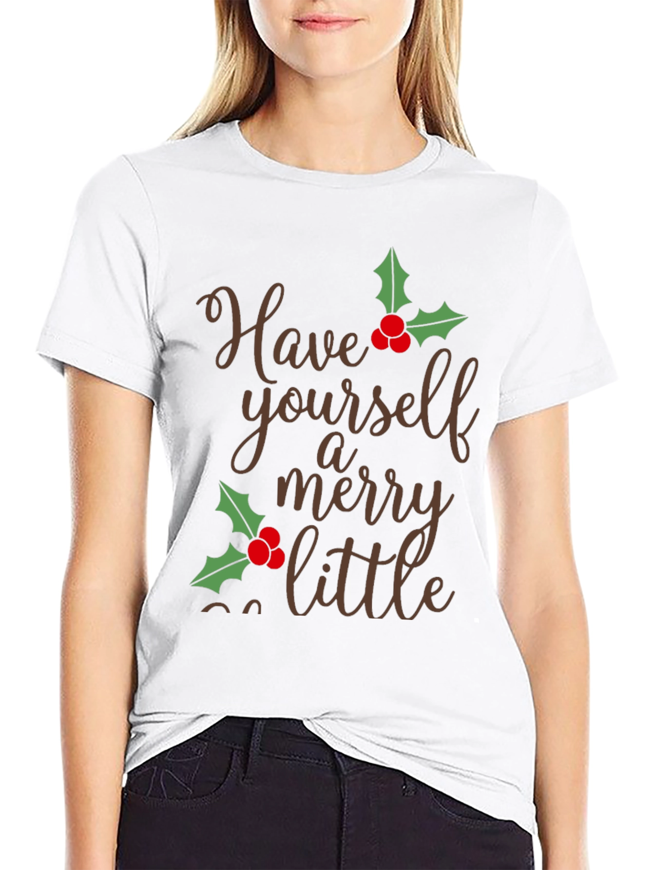 Festive Holiday T-Shirt: Merry Little Christmas
