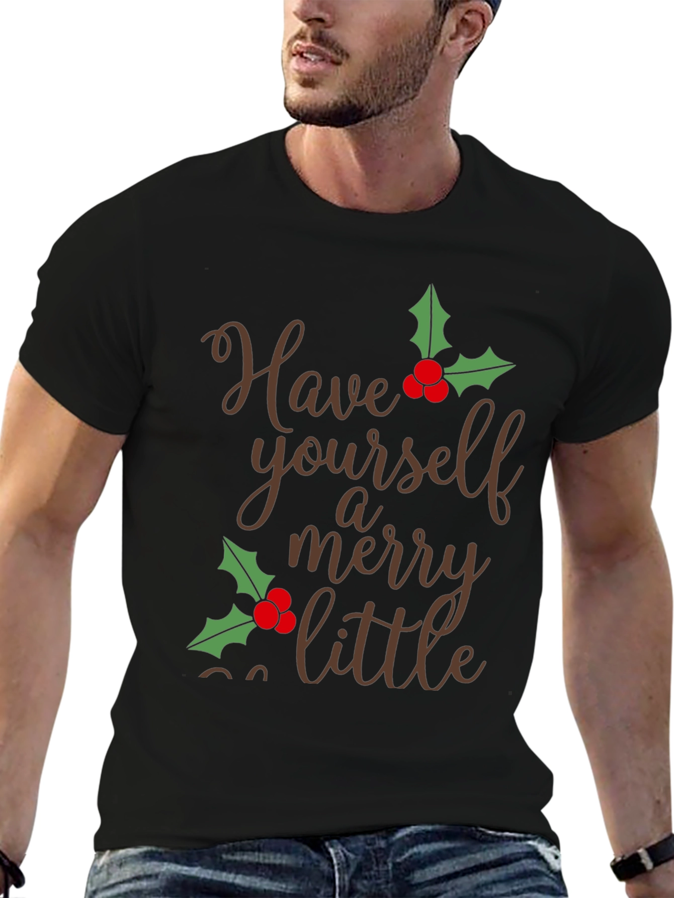 Festive Holiday T-Shirt: Merry Little Christmas