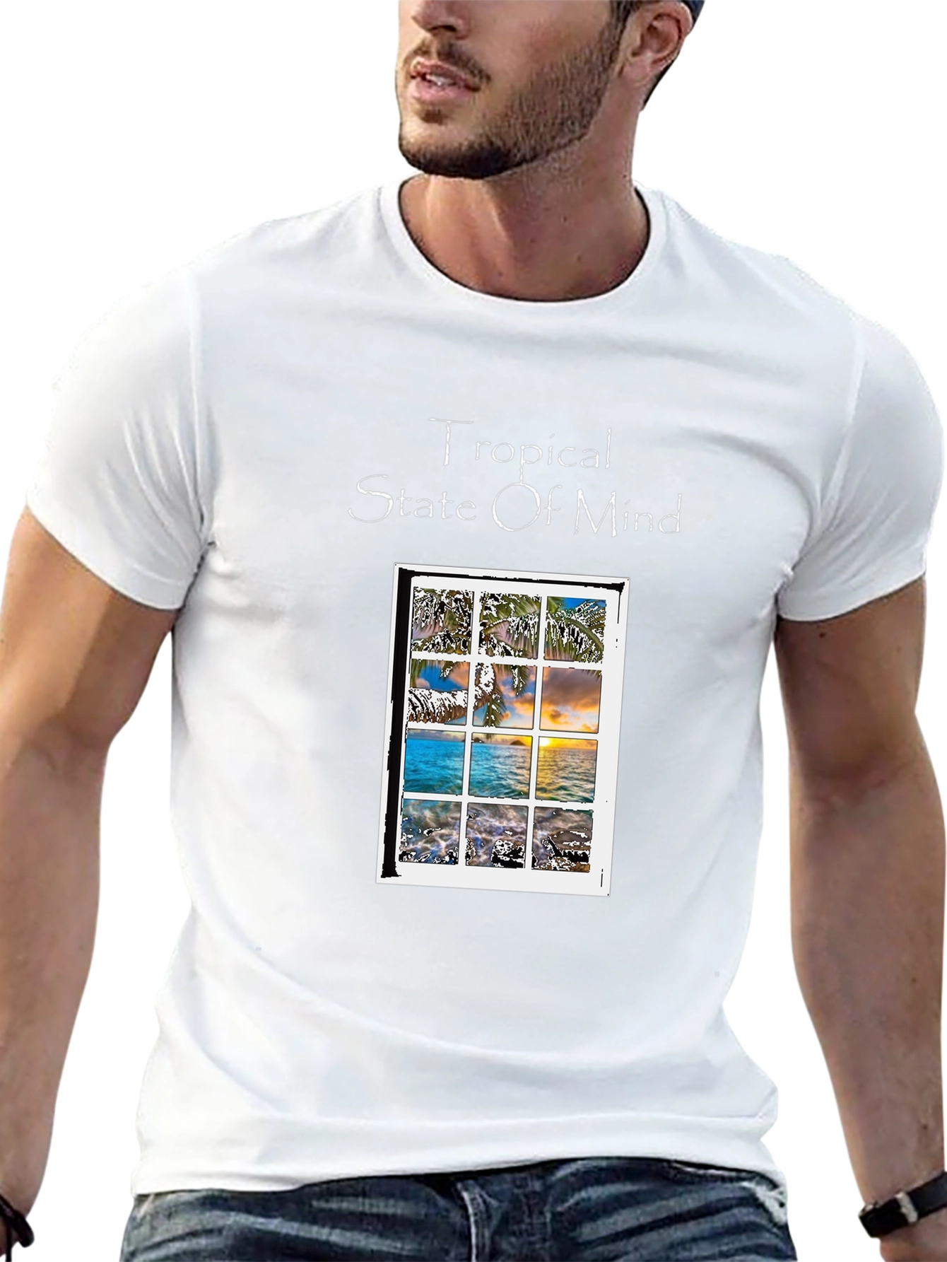 Tropical State of Mind Graphic T-Shirt