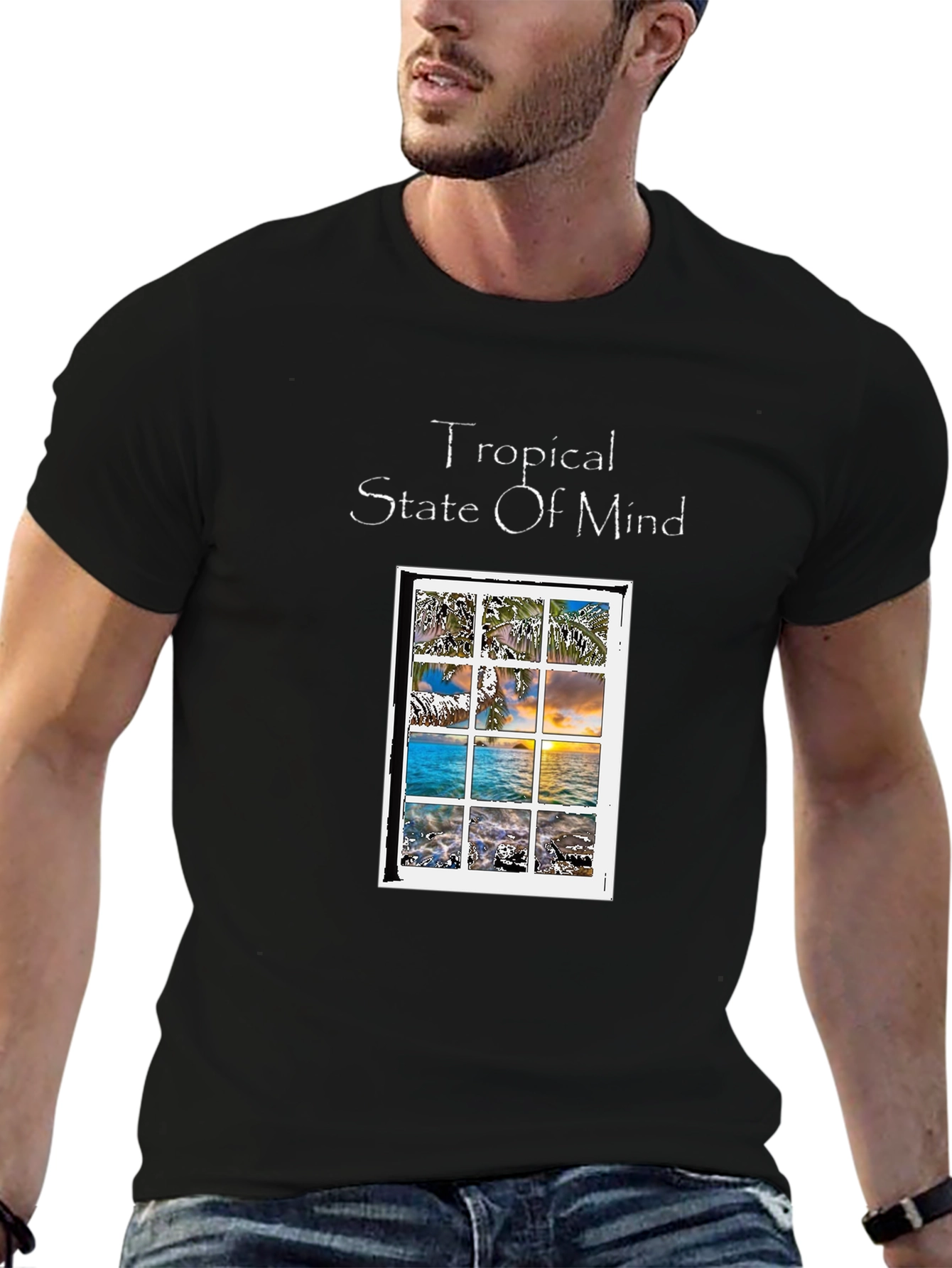 Tropical State of Mind Graphic T-Shirt