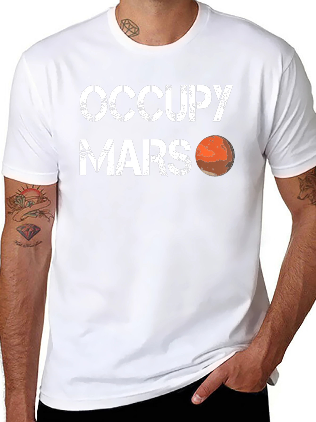 Occupy Mars Graphic T-Shirt