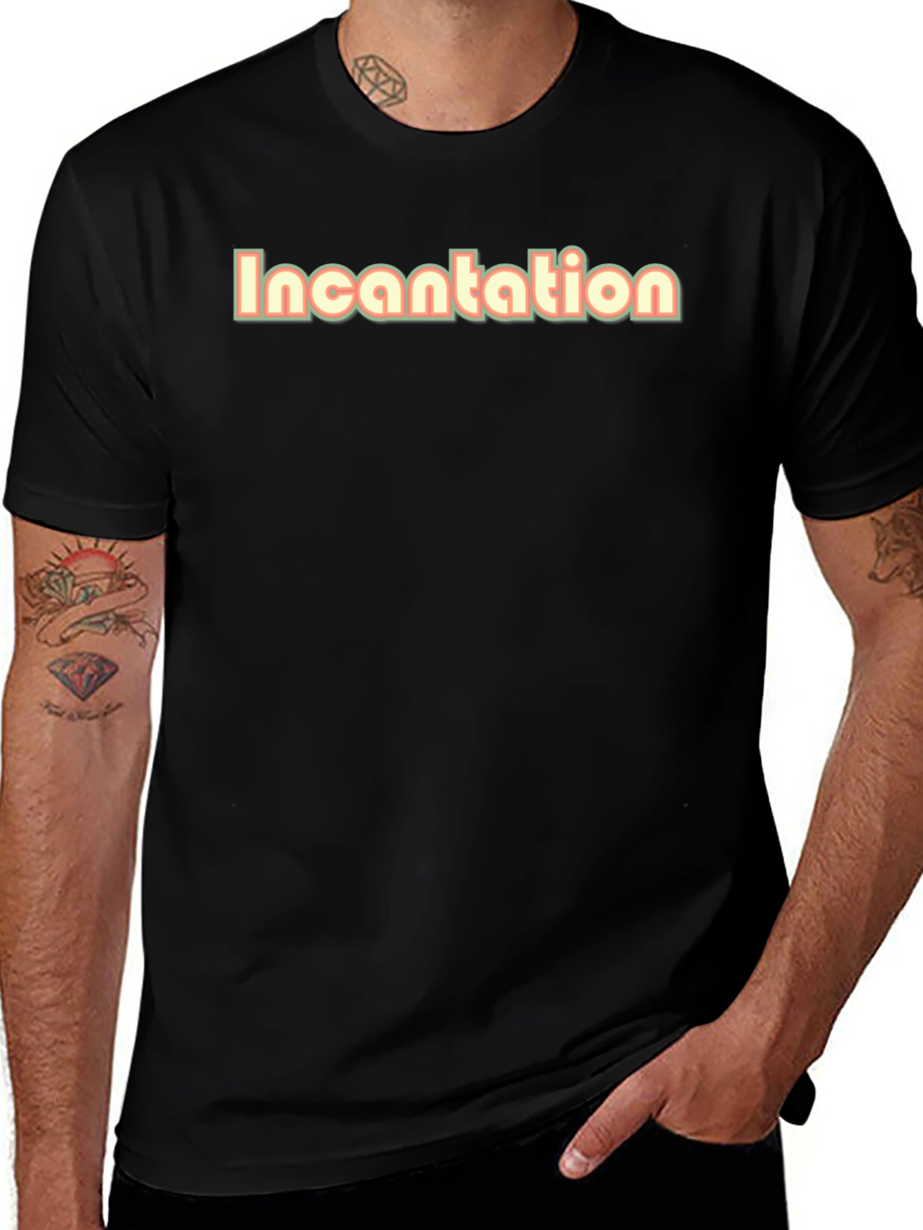 Incantation Retro Graphic Tee