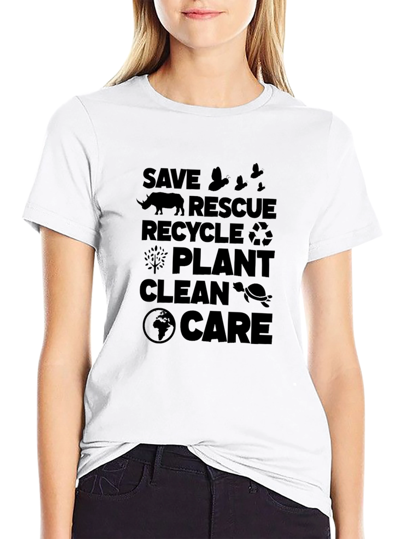 Eco-Friendly Save Rescue Recycle T-Shirt