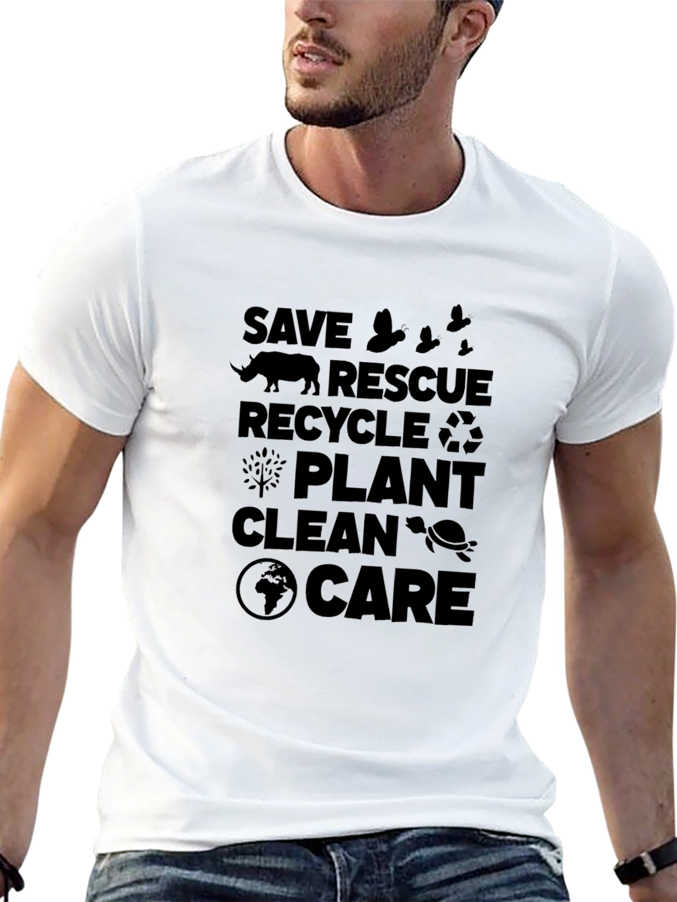 Eco-Friendly Save Rescue Recycle T-Shirt