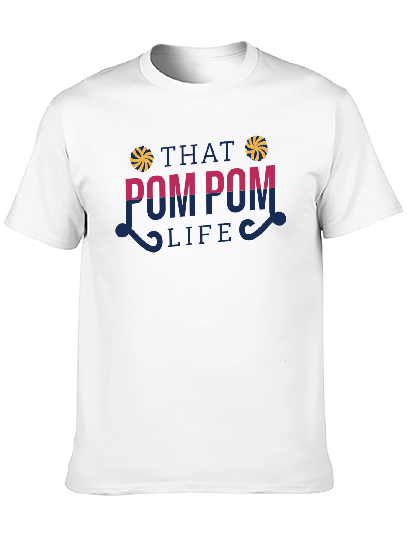 That Pom Pom Life T-Shirt Black