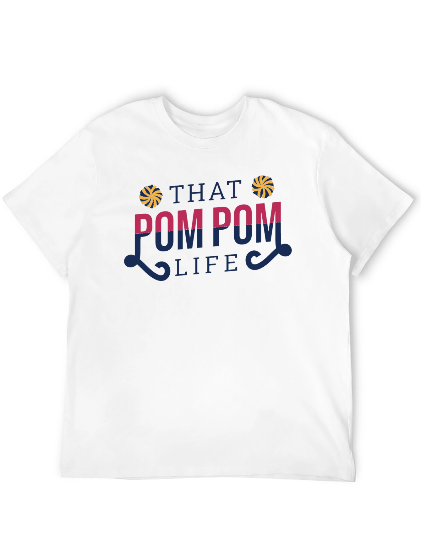 That Pom Pom Life T-Shirt Black