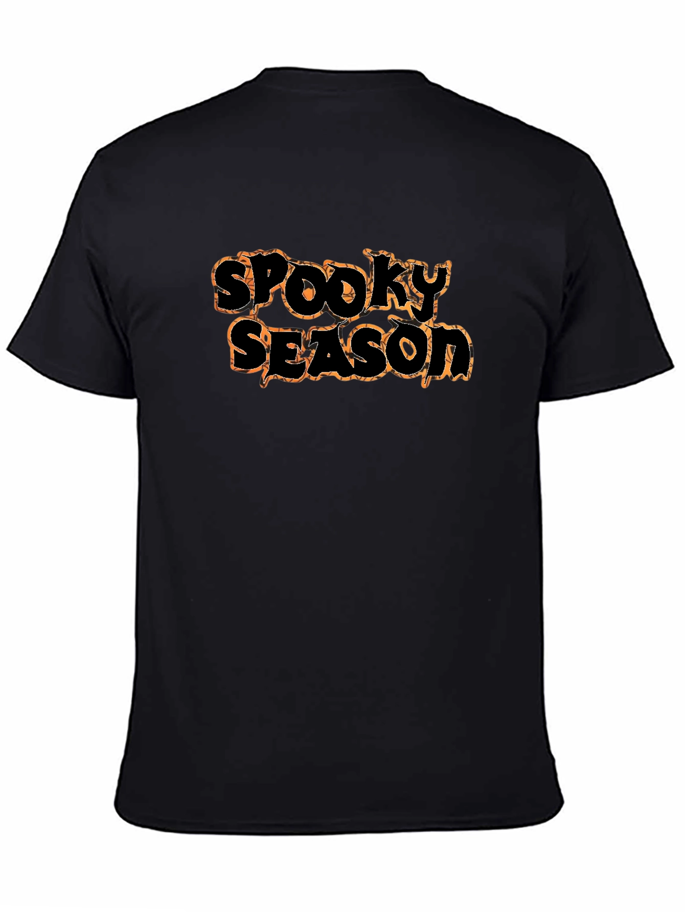 Spooky Season Black Graphic Tee - Halloween Apparel