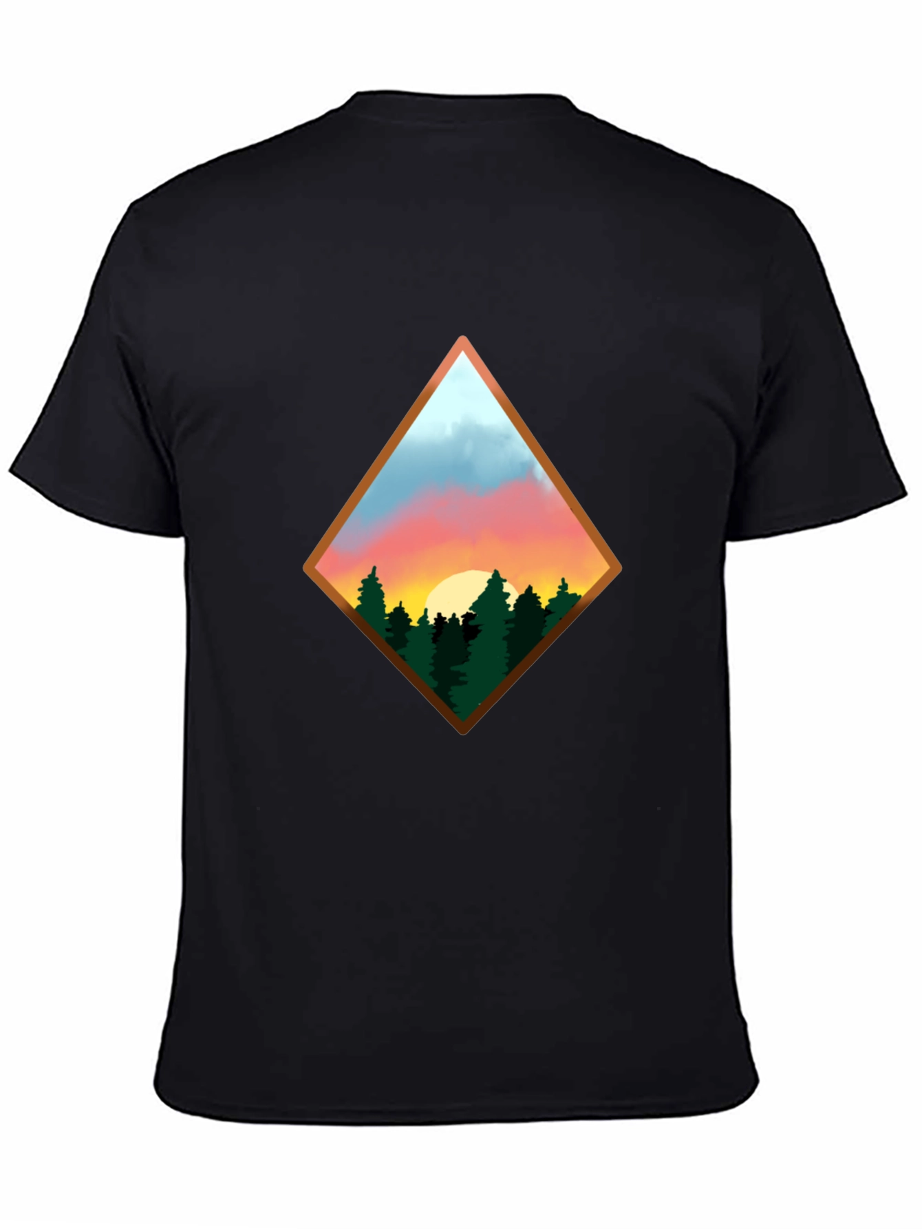 Diamond Sunset Graphic Tee - Nature Lovers T-Shirt