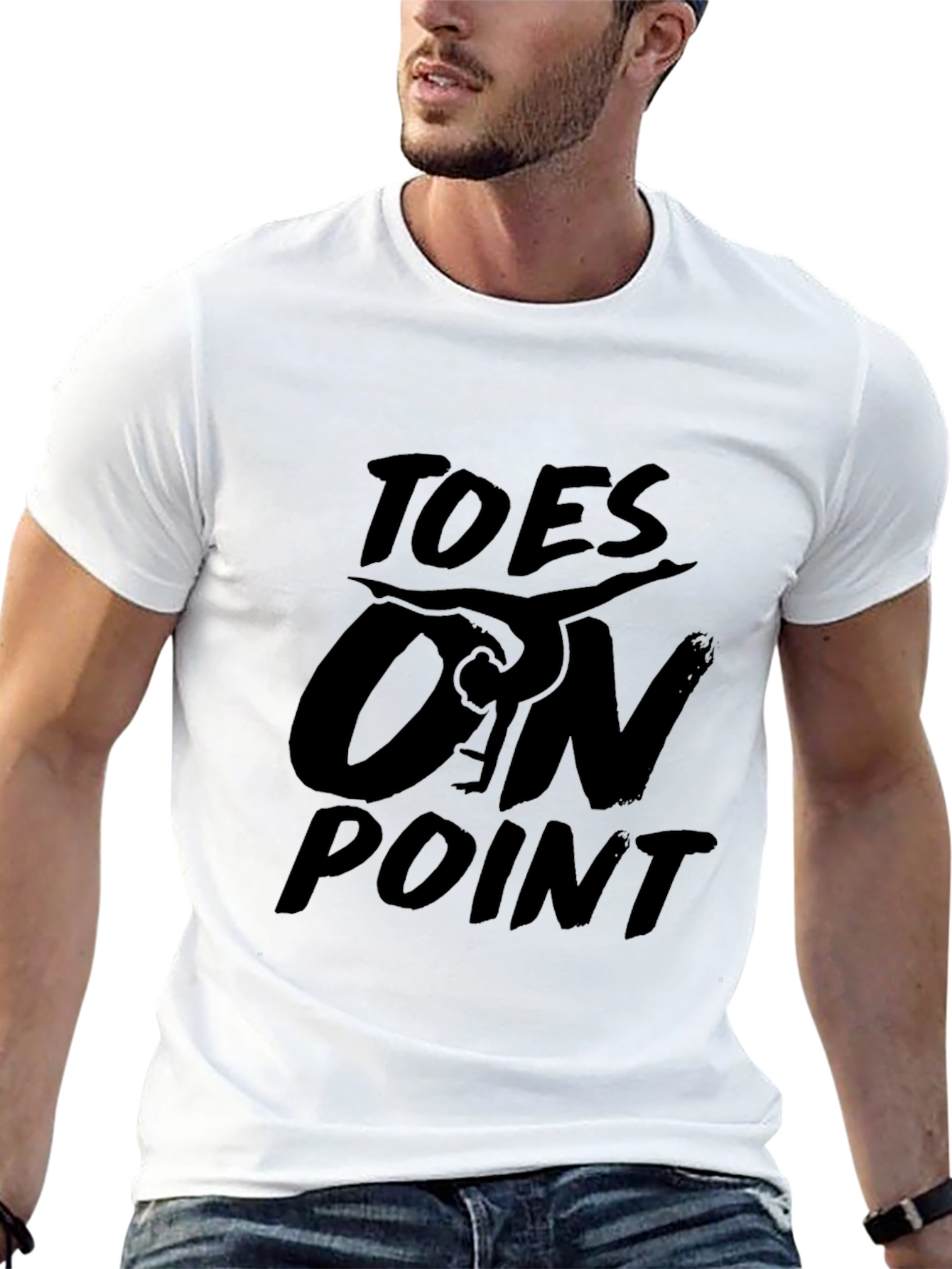 Toes On Point Graphic Tee - Gymnastics T-Shirt
