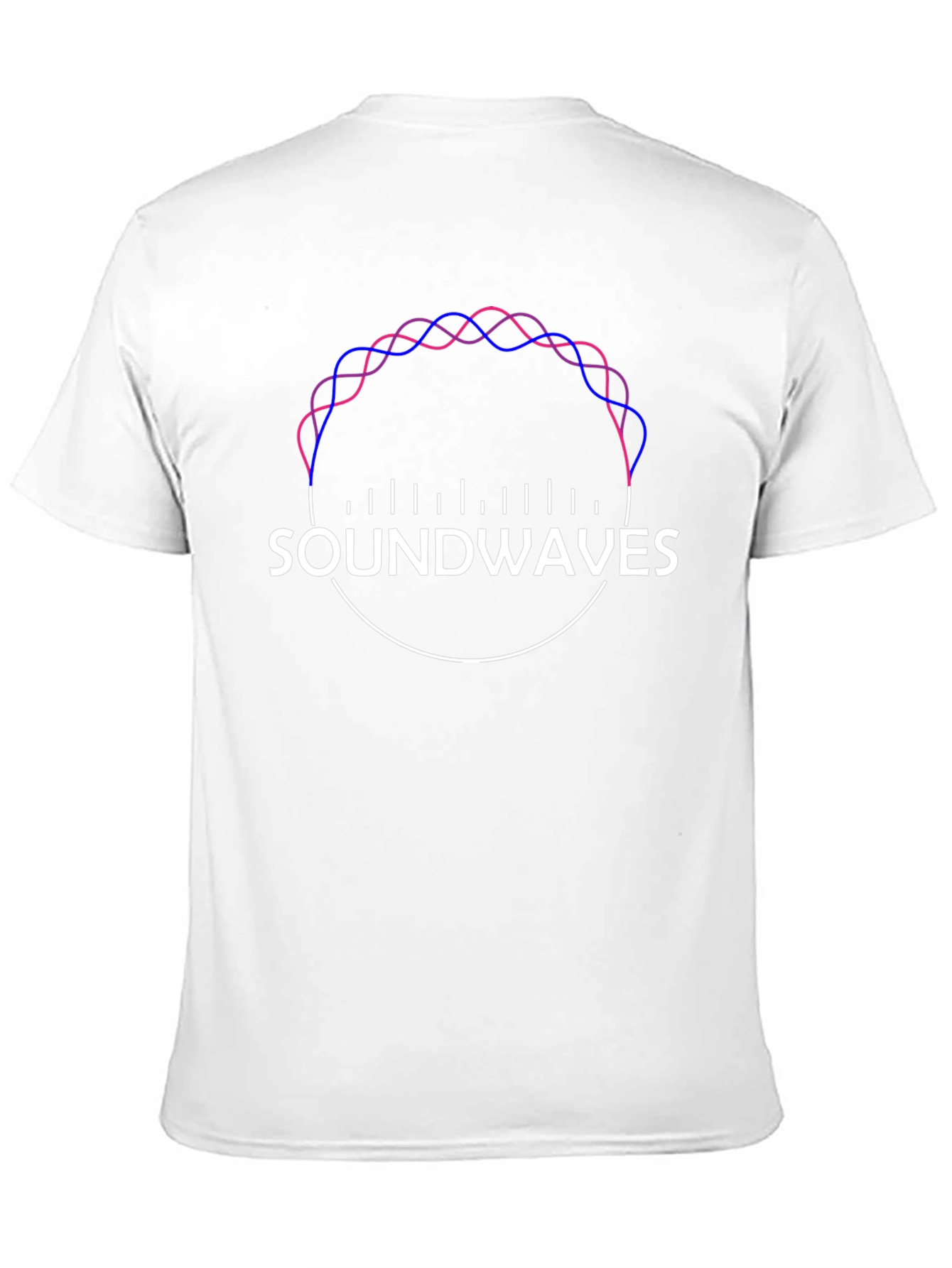 Soundwaves Graphic Tee - Modern Music Inspired Design