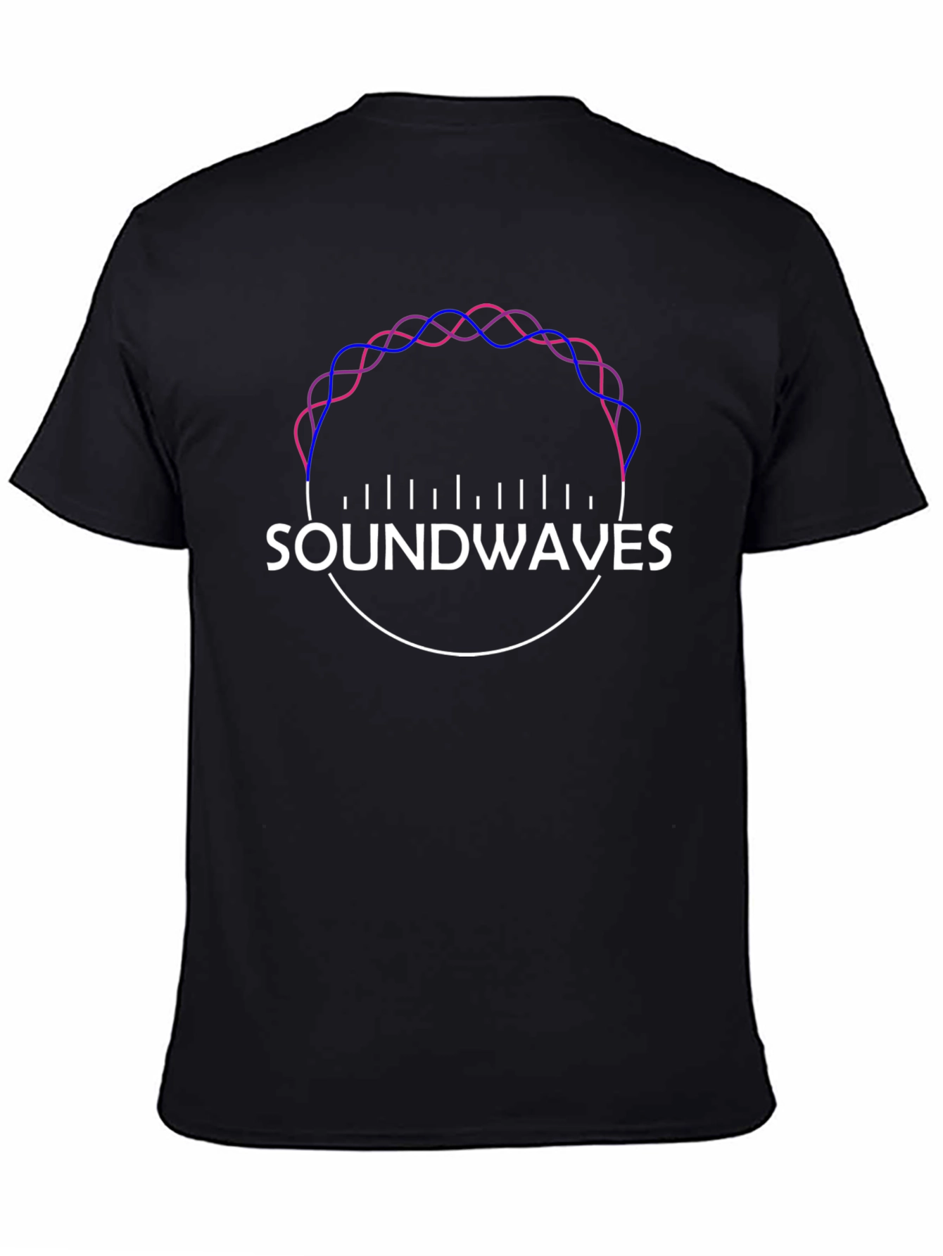 Soundwaves Graphic Tee - Modern Music Inspired Design