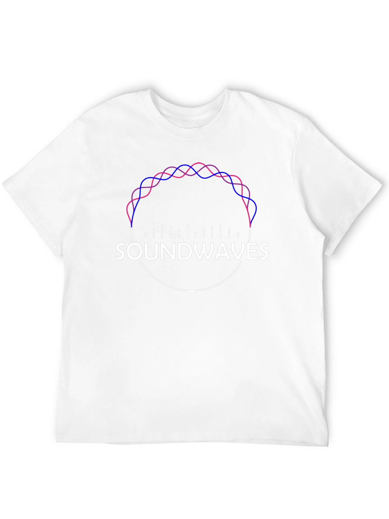 Soundwaves Graphic Tee - Modern Music Inspired Design