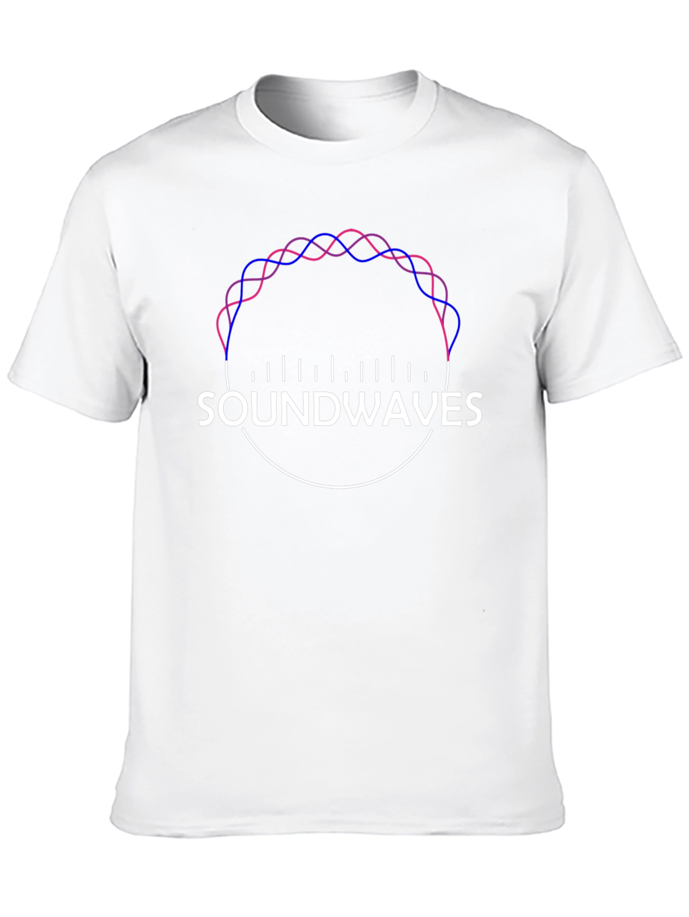 Soundwaves Graphic Tee - Modern Music Inspired Design