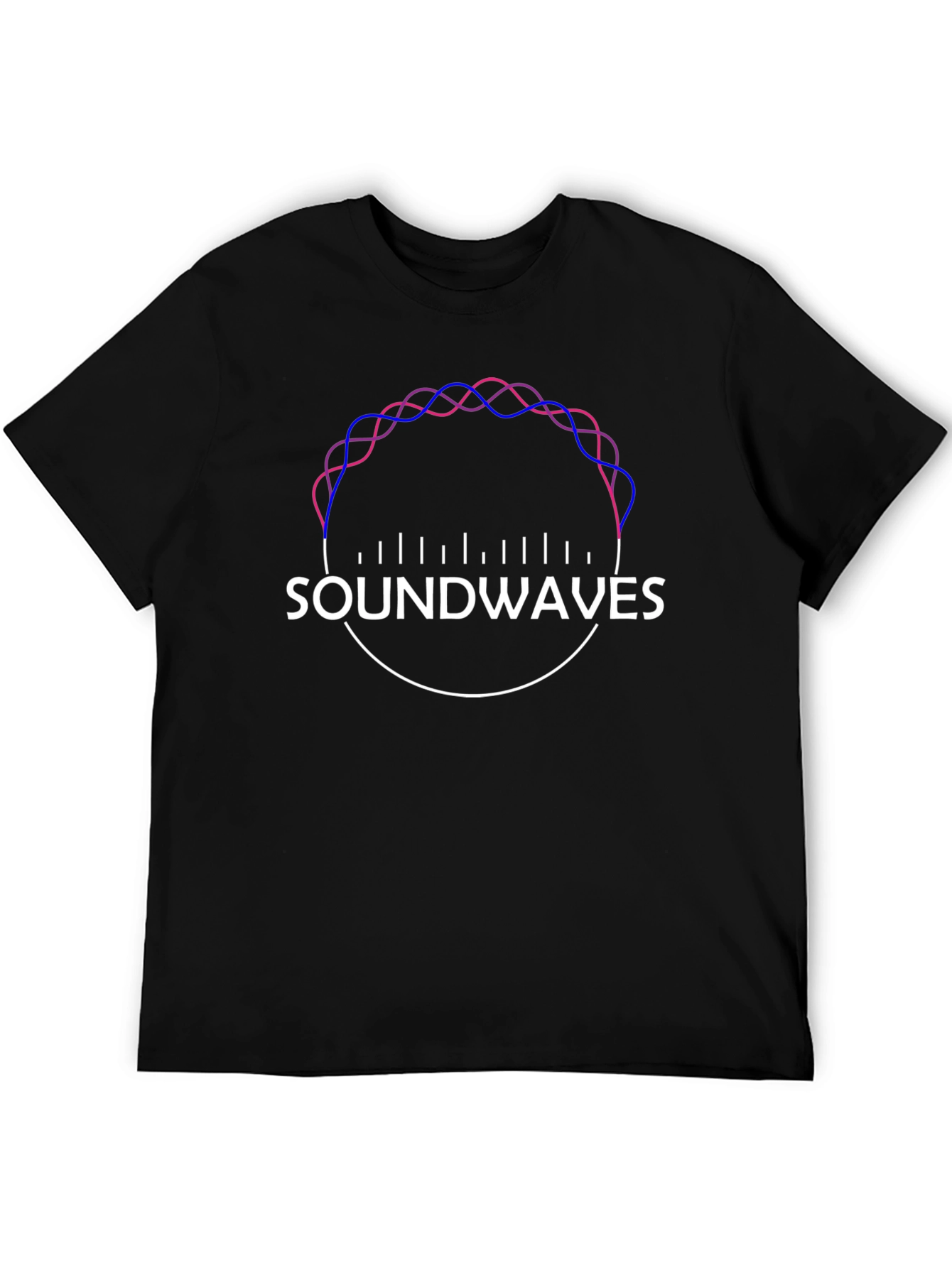 Soundwaves Graphic Tee - Modern Music Inspired Design