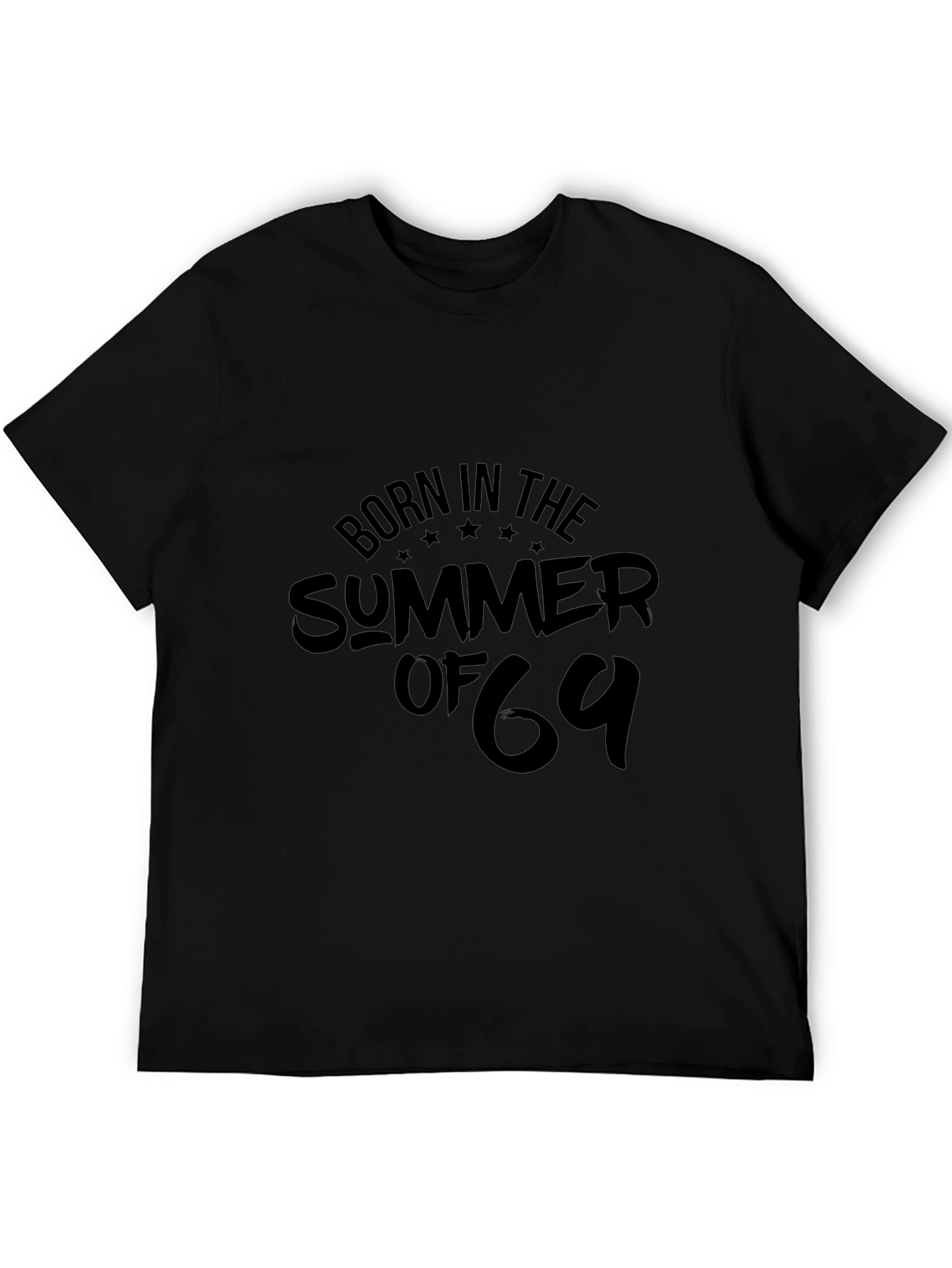 Born in the Summer of 69 Black T-Shirt
