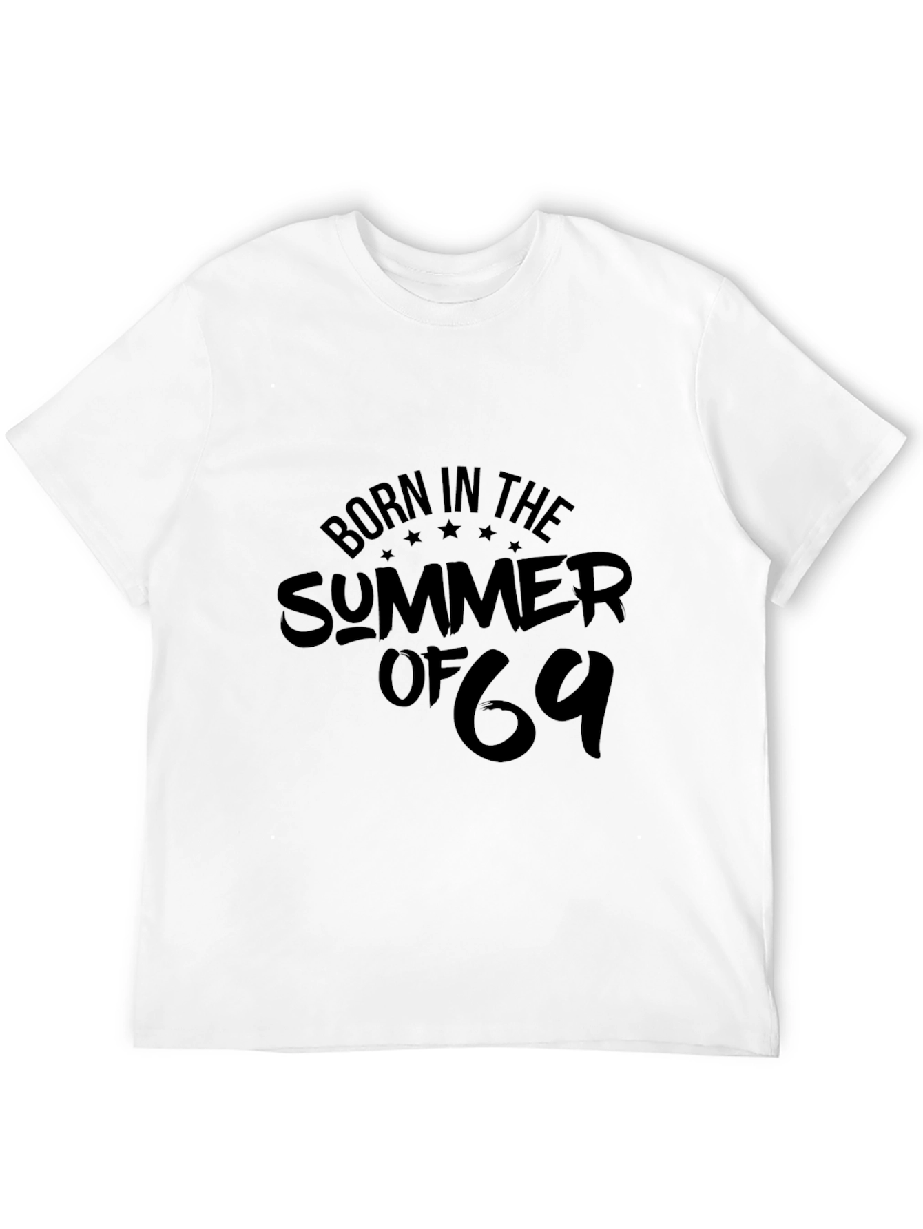 Born in the Summer of 69 Black T-Shirt