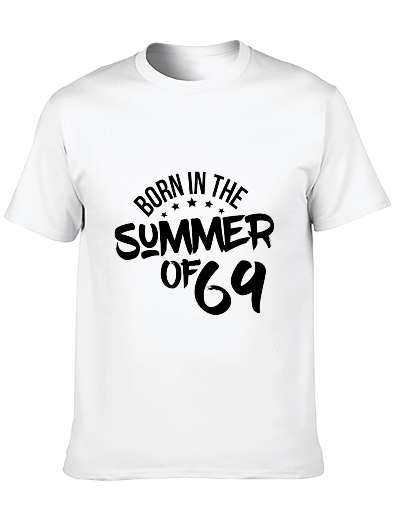 Born in the Summer of 69 Black T-Shirt