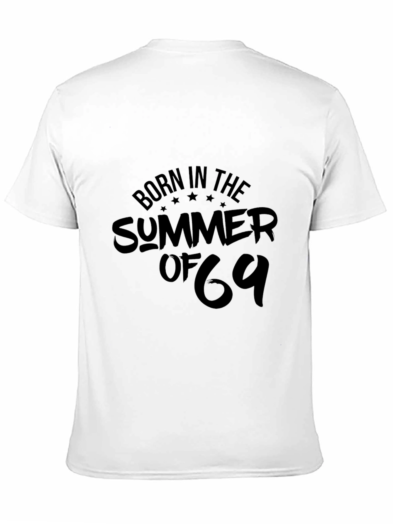 Born in the Summer of 69 Black T-Shirt