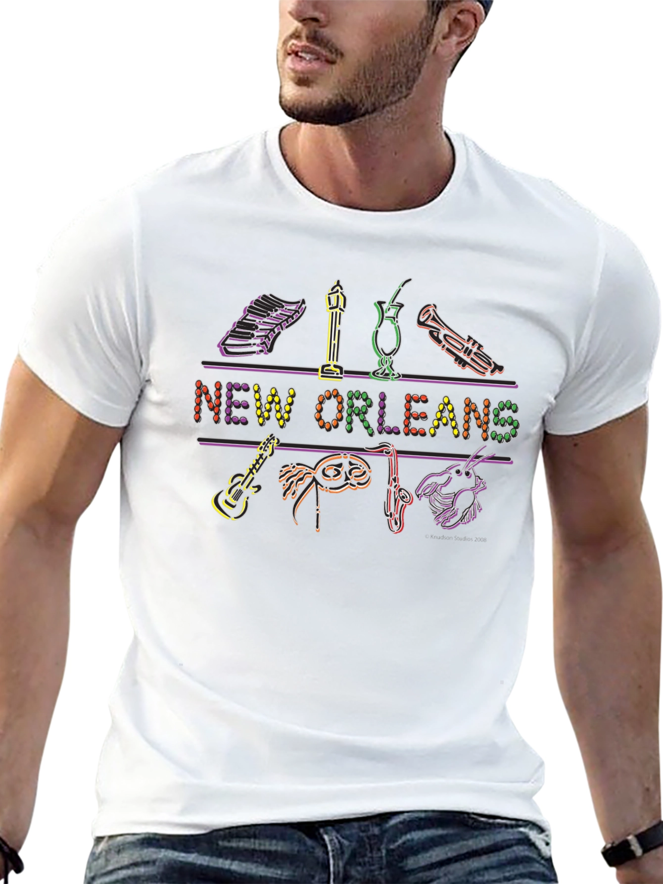 New Orleans Neon T-Shirt