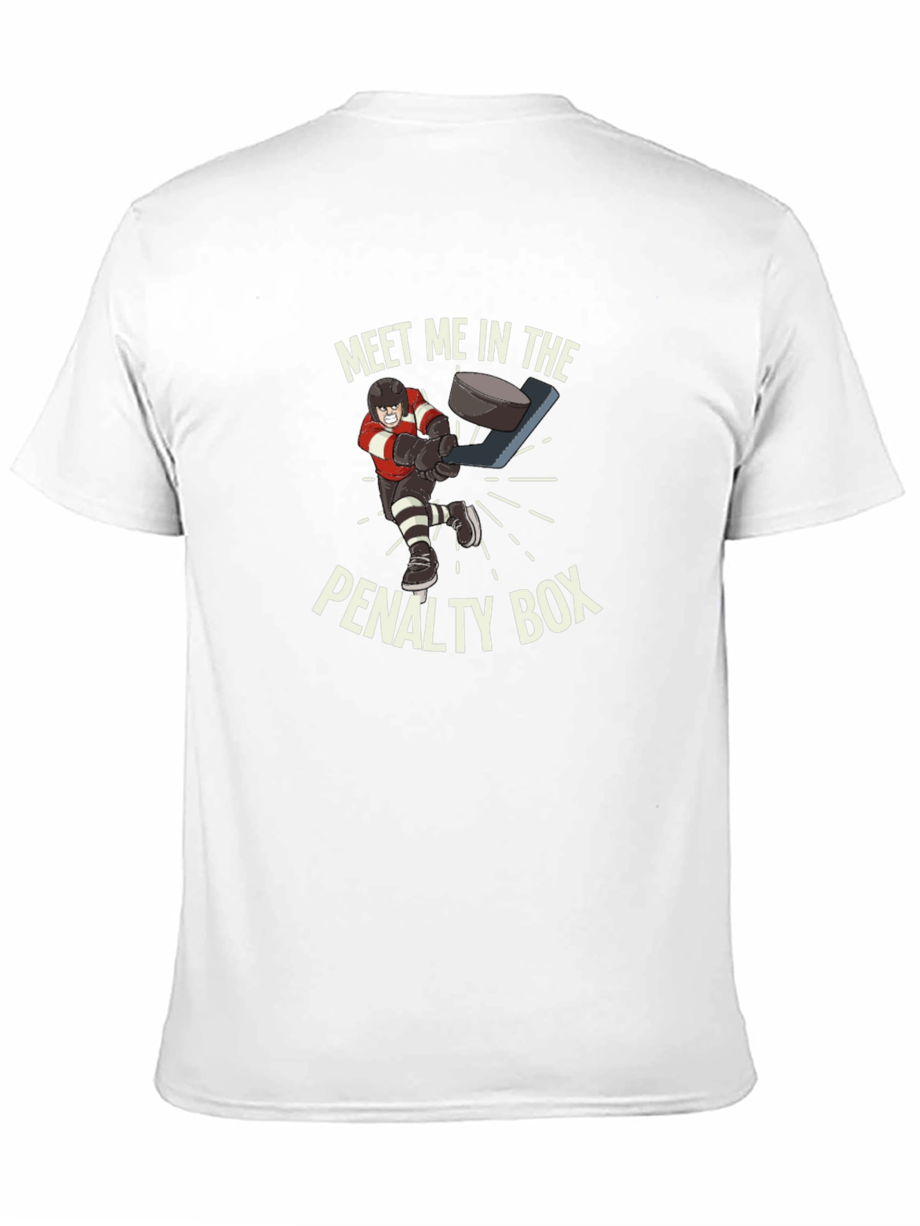 Penalty Box Hockey T-Shirt - Funny Graphic Tee