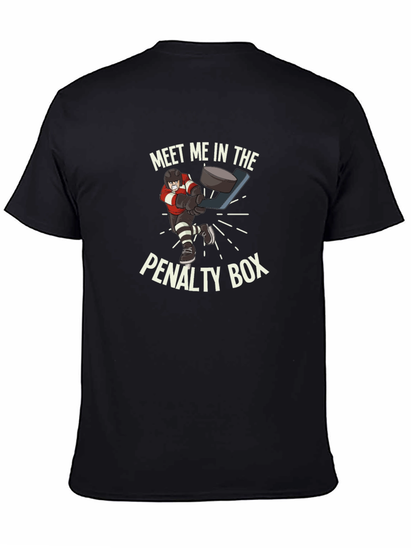 Penalty Box Hockey T-Shirt - Funny Graphic Tee