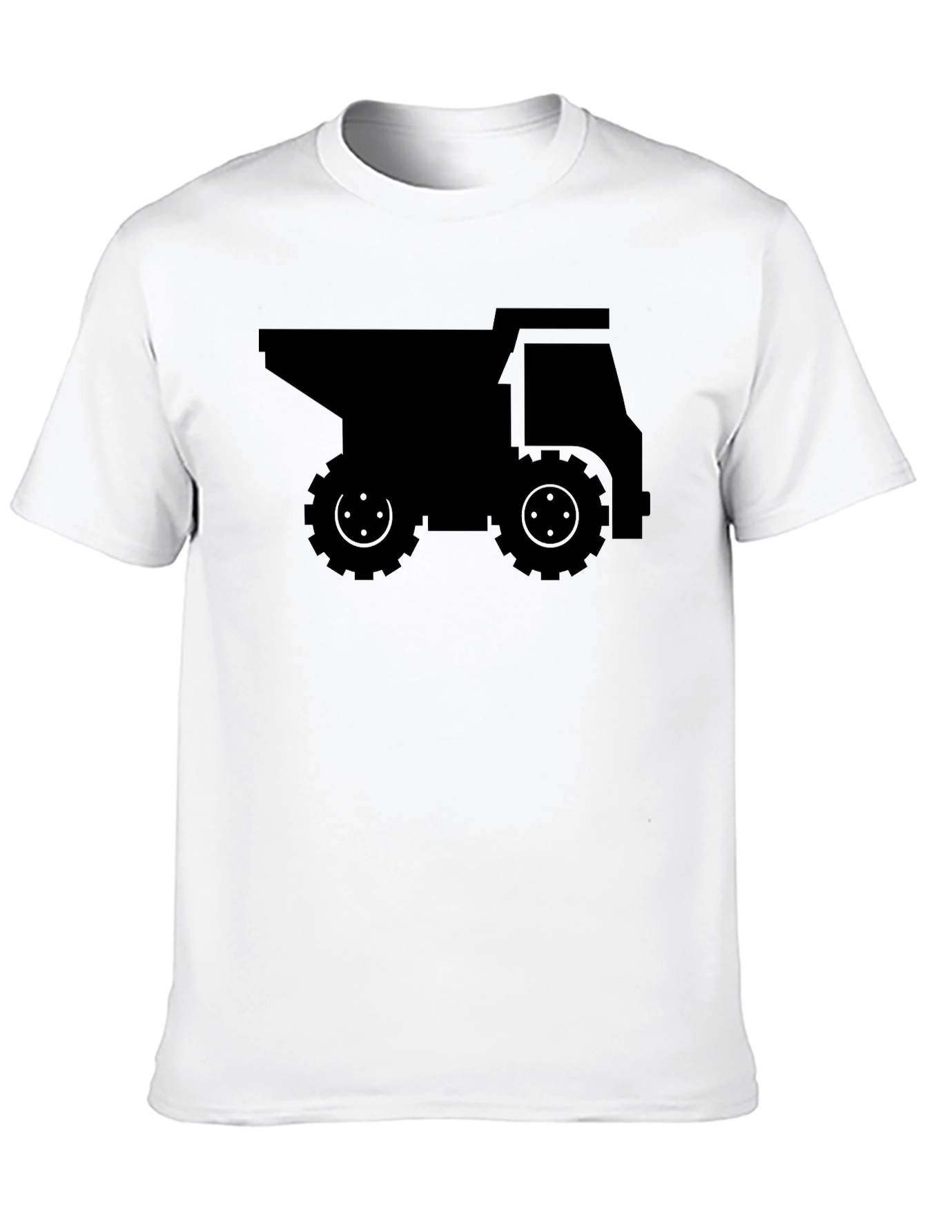 Dump Truck Graphic T-Shirt - Black
