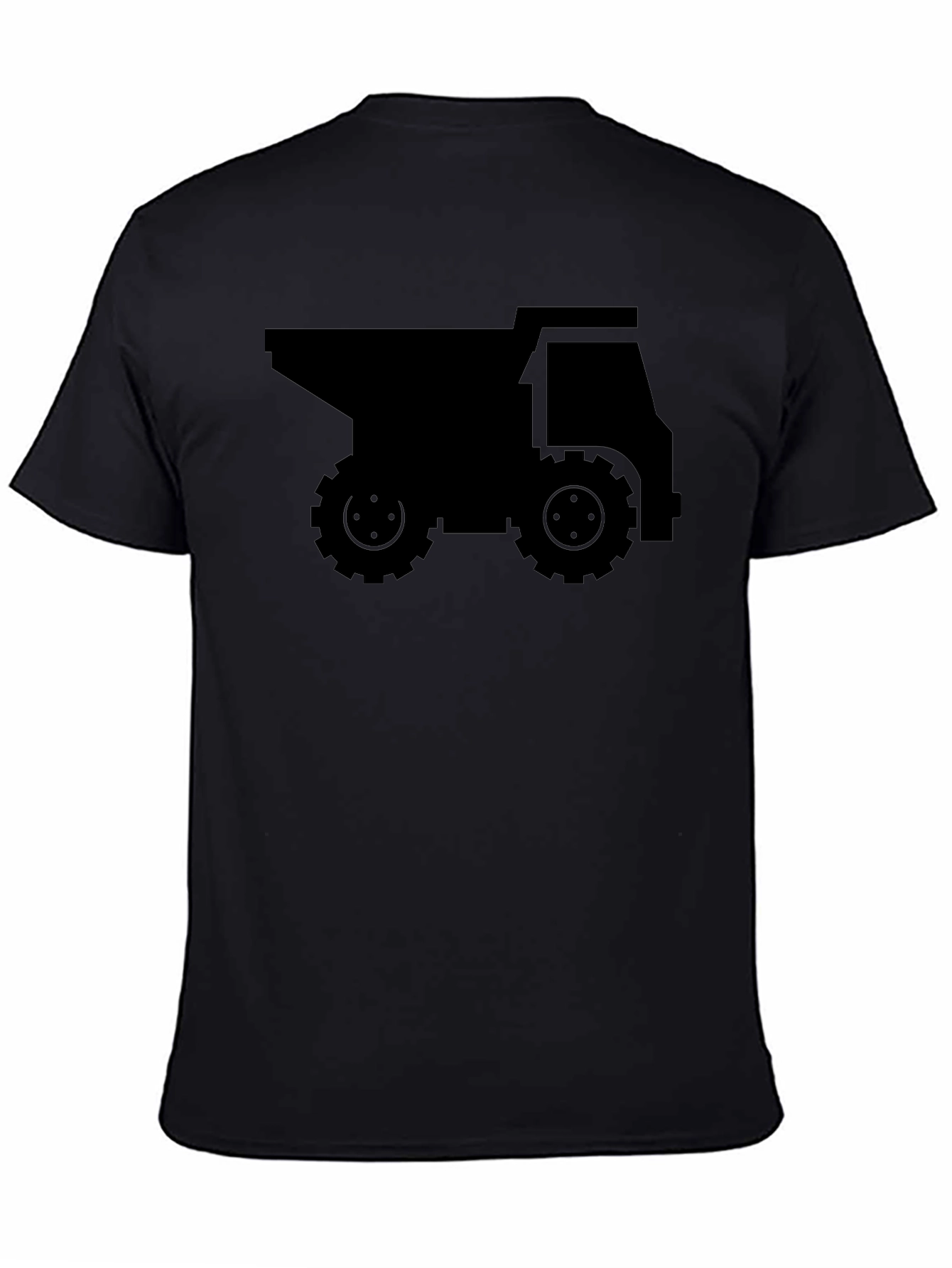 Dump Truck Graphic T-Shirt - Black